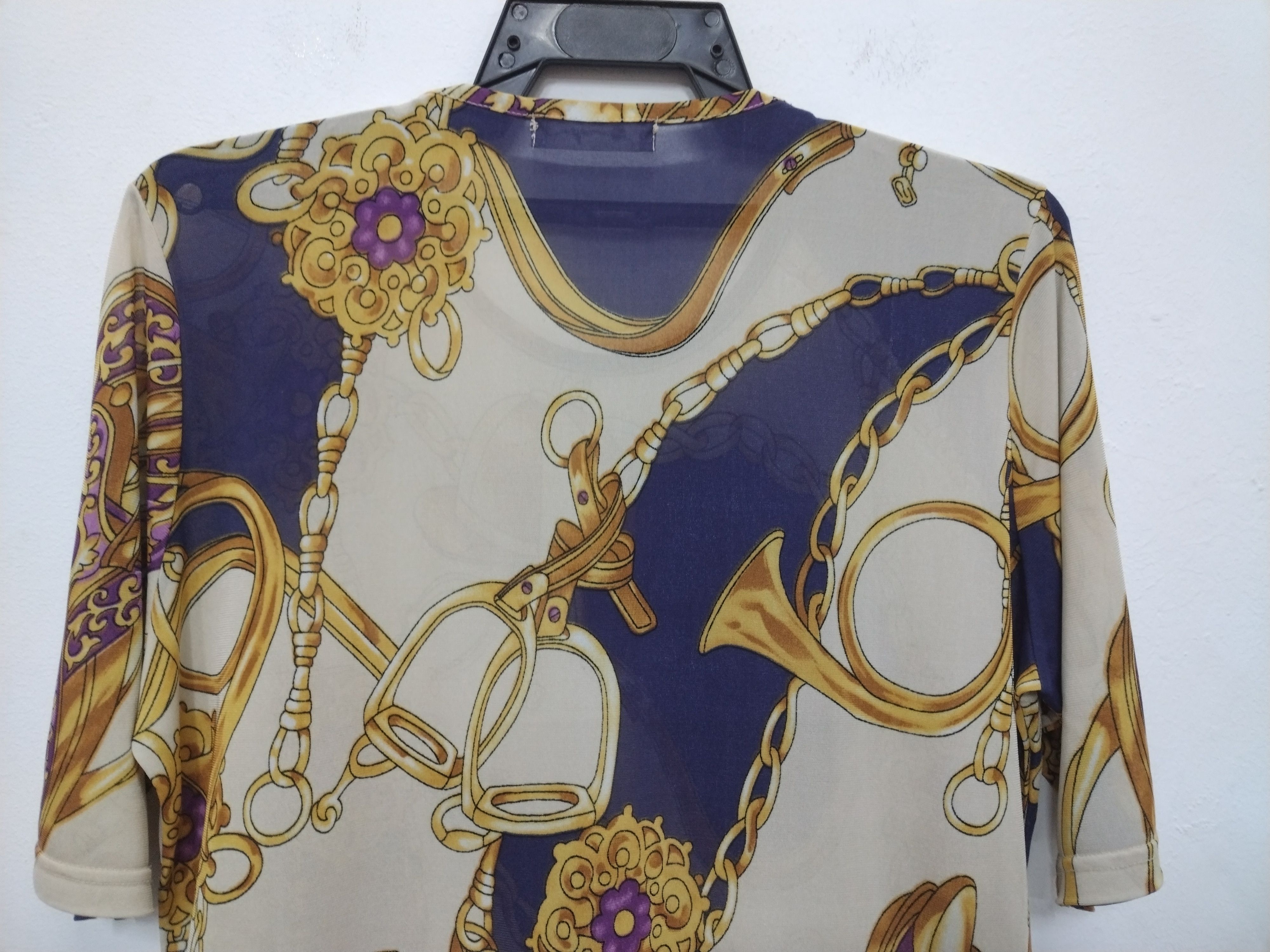 Seditionaries 💥 Sanaya Short Sleeve Luxury design full Print T-Shirt Size M / US 6-8 / IT 42-44 - 7 Thumbnail