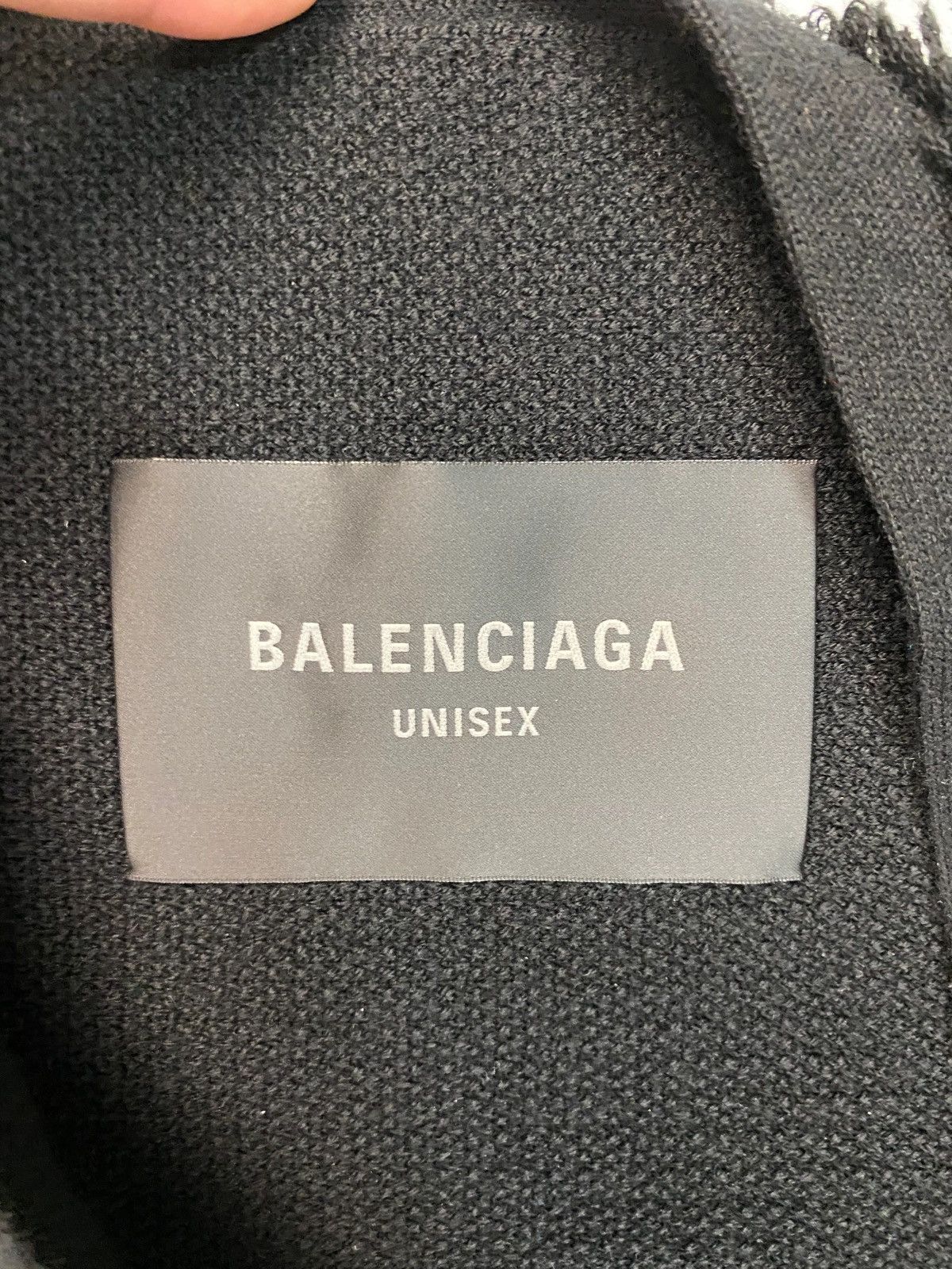 Balenciaga BALENCIAGA AW22 360° SNOWSTORM SHOW RUNWAY CASHMERE TOWEL Size ONE SIZE - 3 Thumbnail