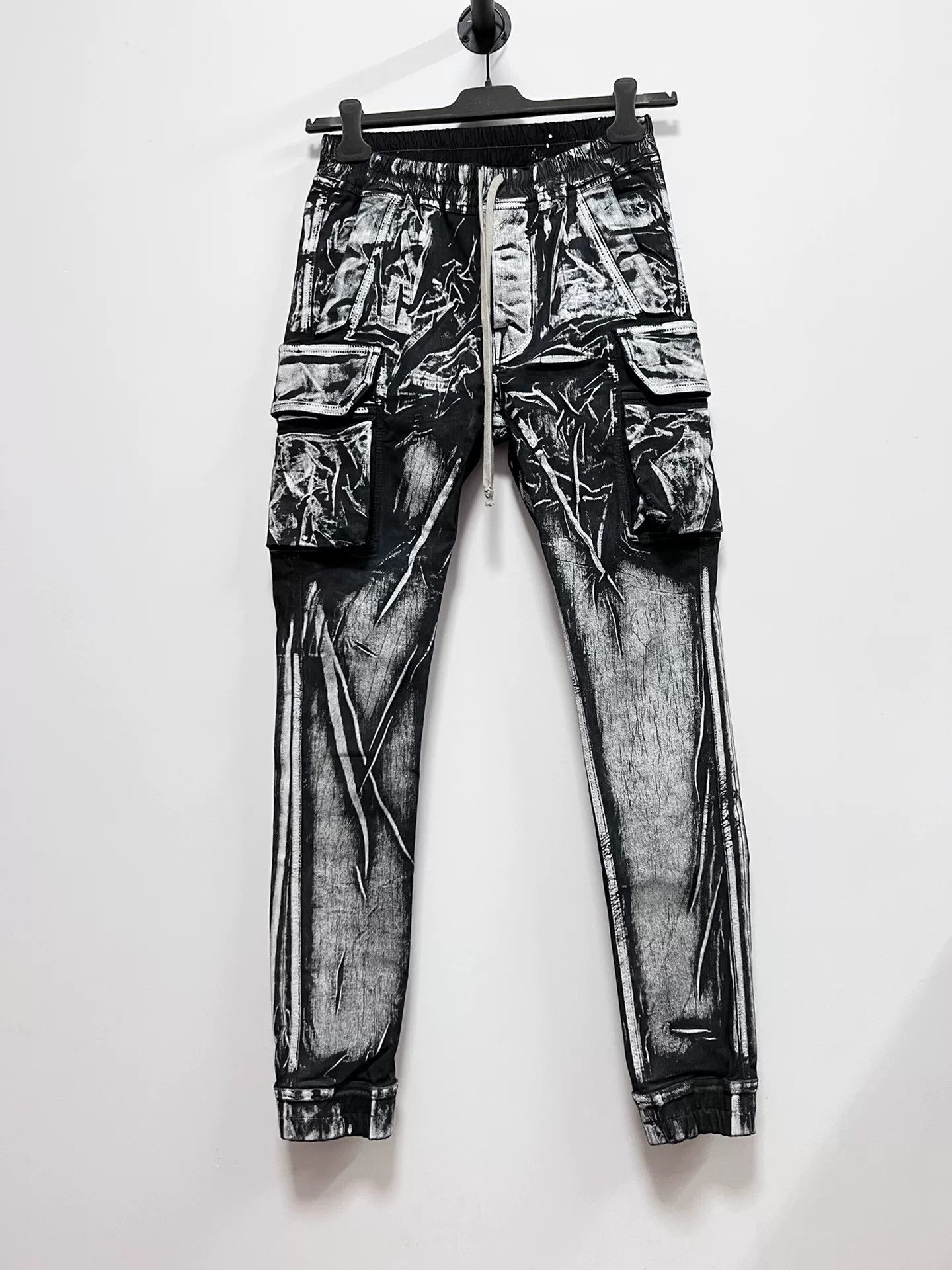 Rick Owens Rick Owens Black Denim Cargo Pants Size US 36 / EU 52 - 1 Thumbnail