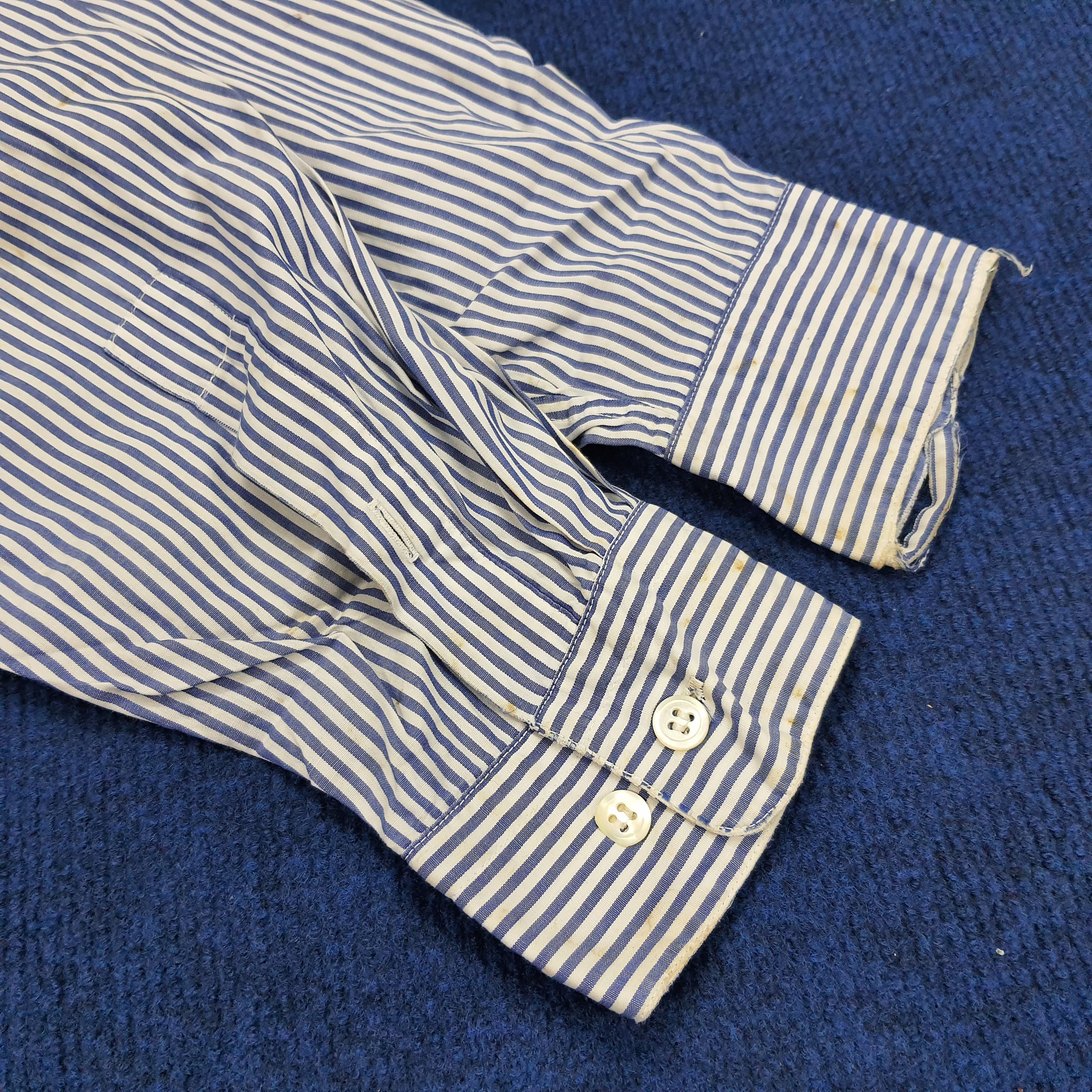 Issey Miyake × Japanese Brand × Vintage Vintage Issey Miyake Design Studio Stripes Shirt Size US M / EU 48-50 / 2 - 6 Thumbnail