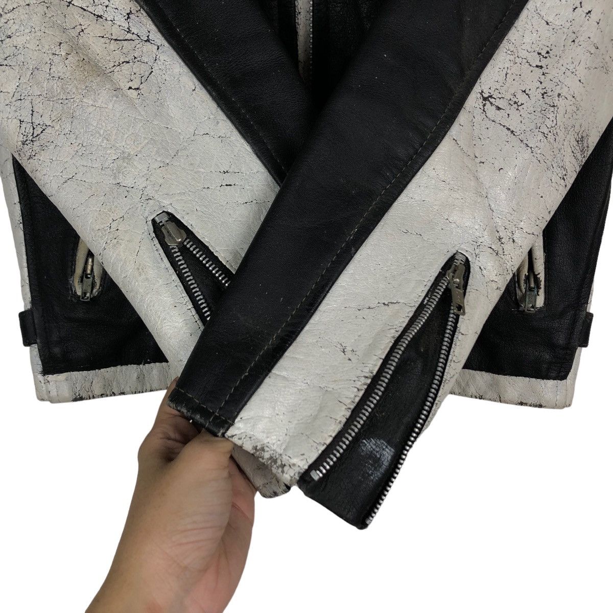 Hein Gericke 🔥Vtg Biker Leather Jacket Racer Eezan Garments Japan Size US M / EU 48-50 / 2 - 15 Thumbnail