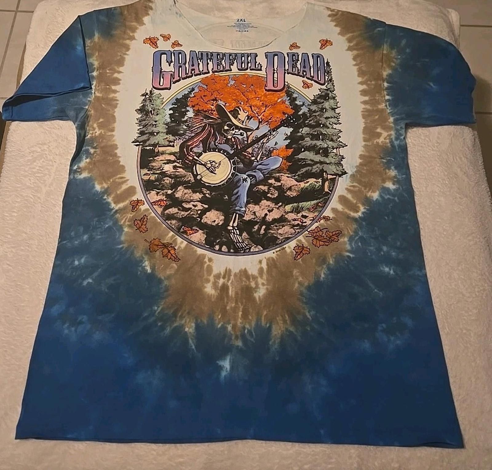 Liquid Blue 2000 Grateful Dead T-Shirt Tie Dye ‘94 Tour sz 2XL Skeleton Size US XXL / EU 58 / 5 - 9 Thumbnail