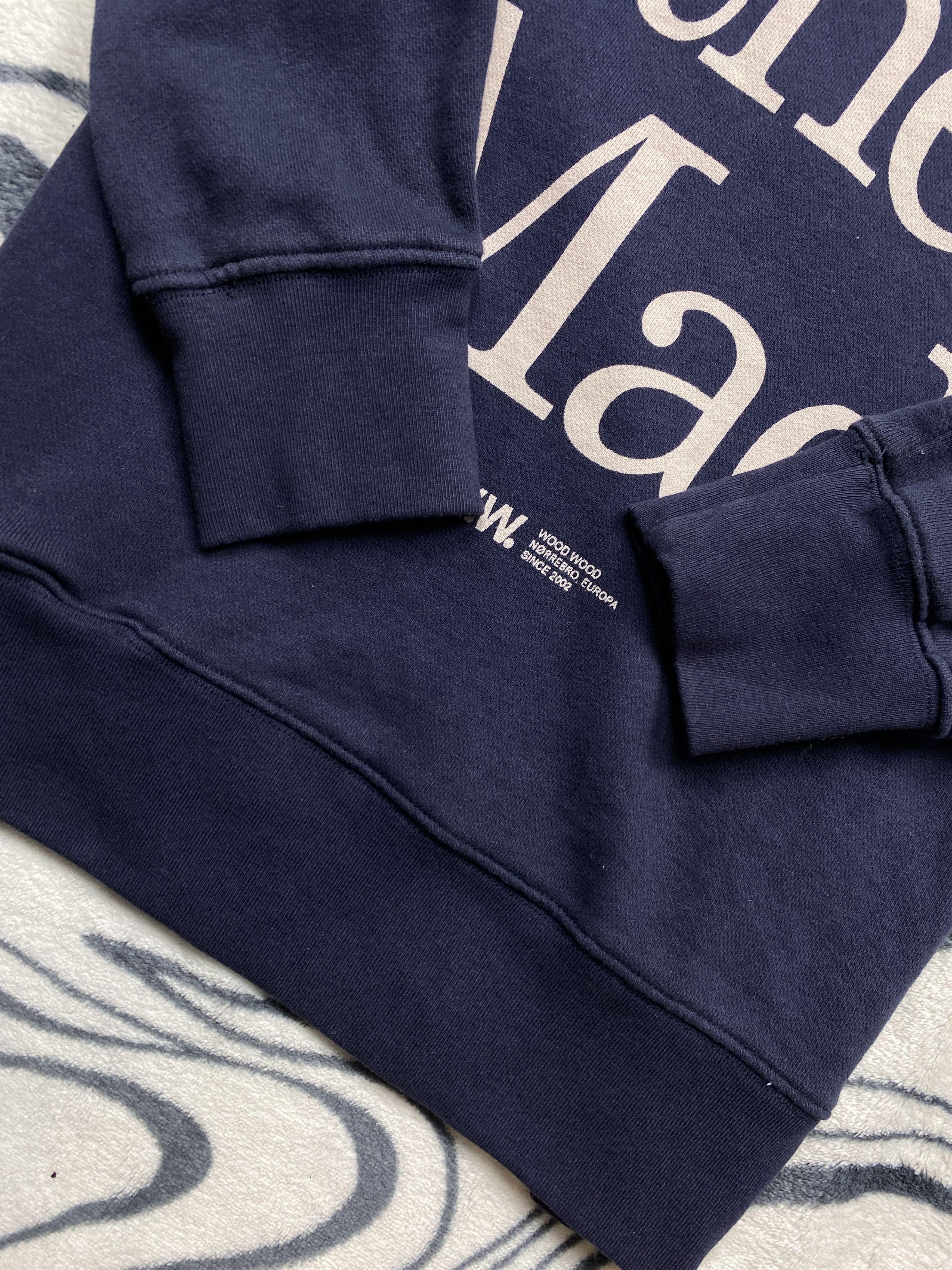 Wood Wood Wood Wood Vintage Mens Sweatshirt Y2K Size US XS / EU 42 / 0 - 3 Thumbnail