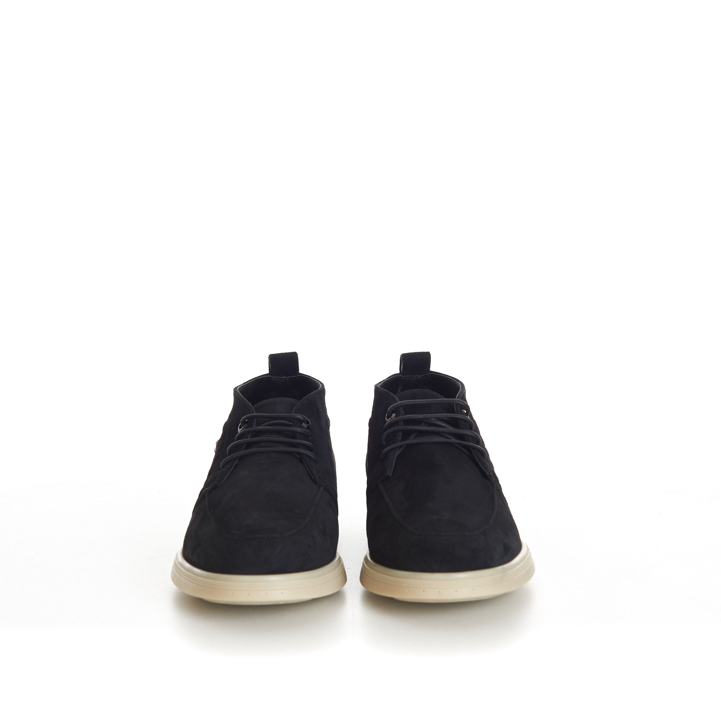 Stefano Ricci Black Suede Lace Up Chukka Boots With Rubber Soles Size US 8.5 / EU 41-42 - 2 Thumbnail