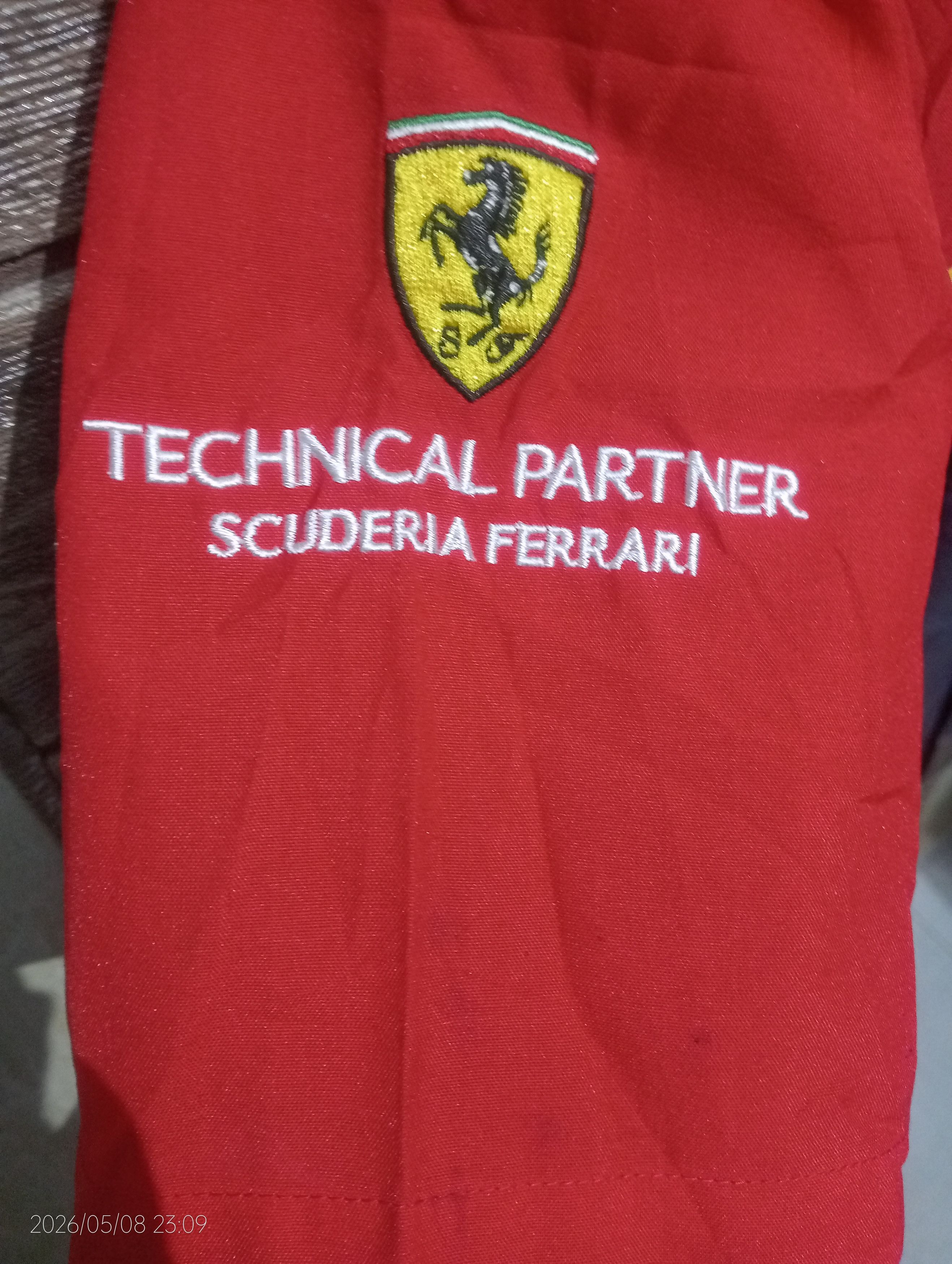 Formula 1 Vtg Ferrari Shell Work Uniform Embroidery Button Up Shirts Size US L / EU 52-54 / 3 - 5 Thumbnail