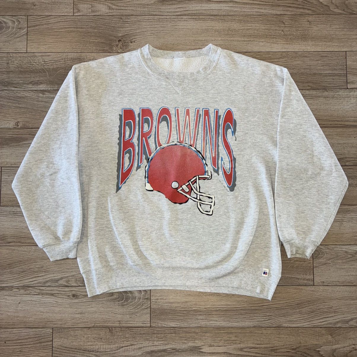 Russell Athletic 90s Cleveland Browns grey Russell Athletic sweatshirt Size US XXL / EU 58 / 5 - 1 Thumbnail
