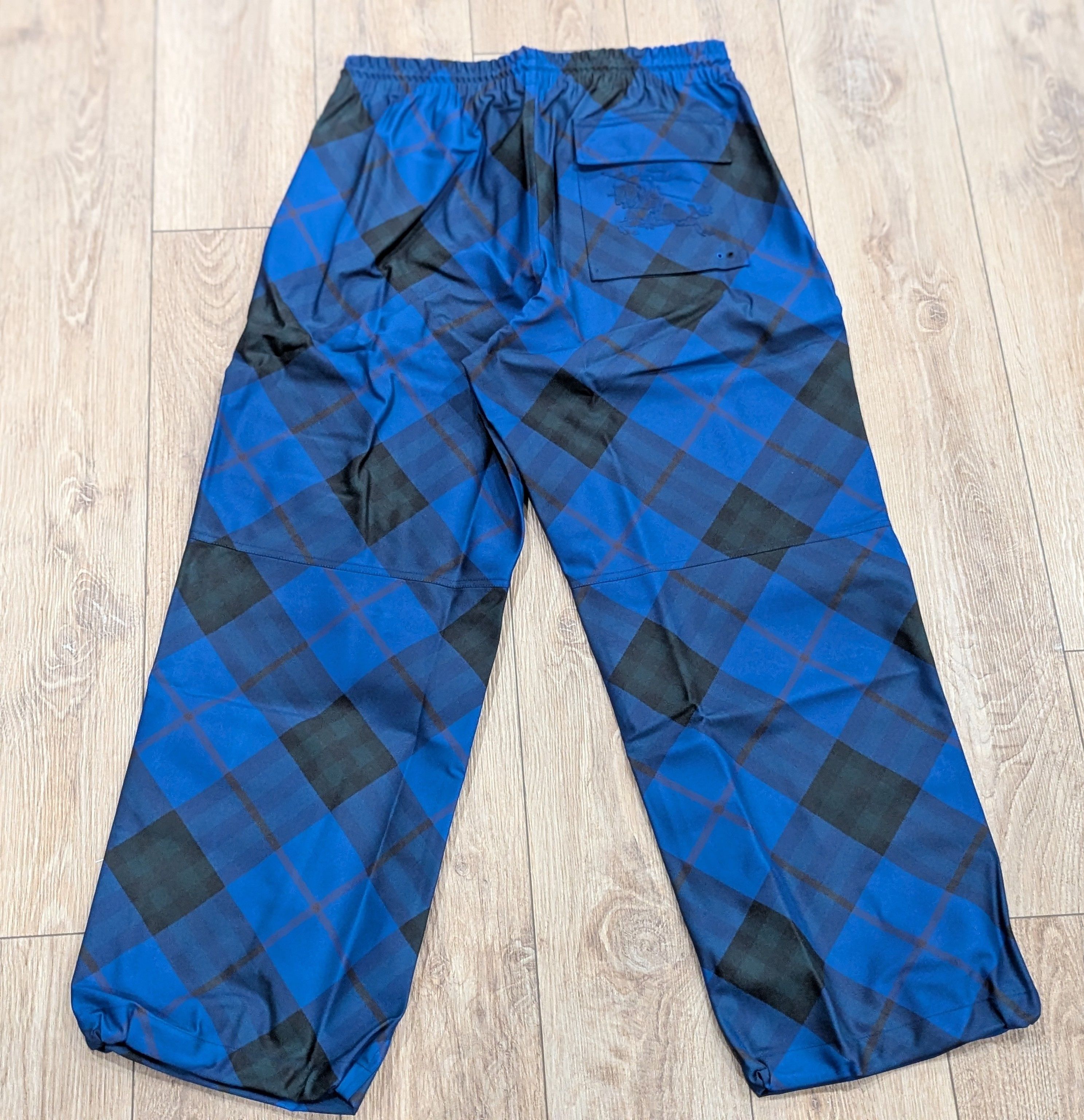 Burberry Burberry Wool Checkered Trousers Pants Blue Large Size US 34 / EU 50 - 4 Thumbnail