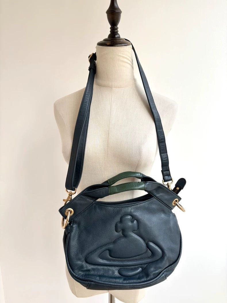 Vivienne Westwood Vivienne Westwood size os Blue and green Saturn treasure ba Size ONE SIZE - 1 Thumbnail