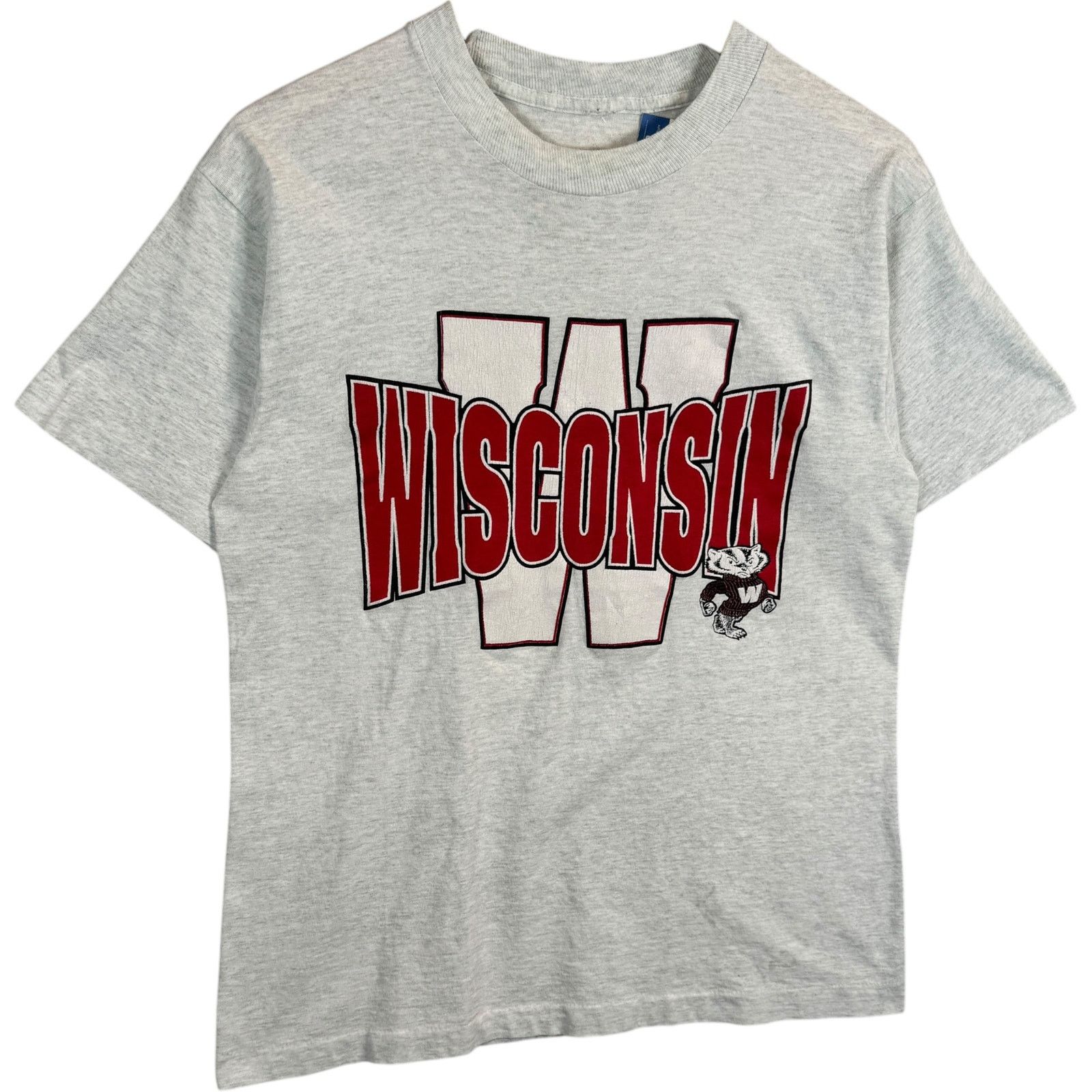 Vintage Vintage University Of Wisconsin Badgers Spellout Tee Medium Size US M / EU 48-50 / 2 - 4 Thumbnail