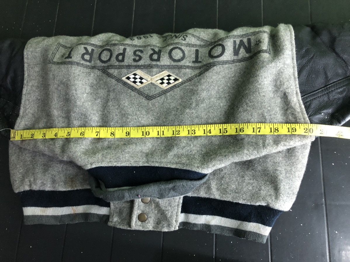 Sports Specialties Vintage Bridgestone Motorsports Wool Varsity Leather Jacket Size US L / EU 52-54 / 3 - 8 Thumbnail
