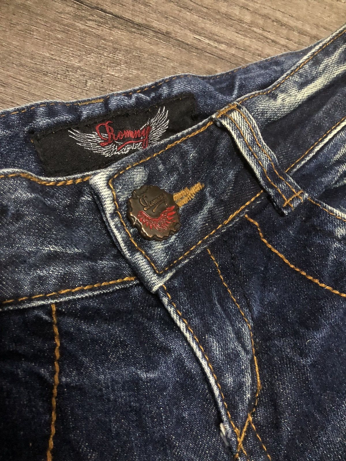 Japanese Brand Romany Denim Jeans like Hysteric Glamour design Size 28" / US 6 / IT 42 - 8 Thumbnail