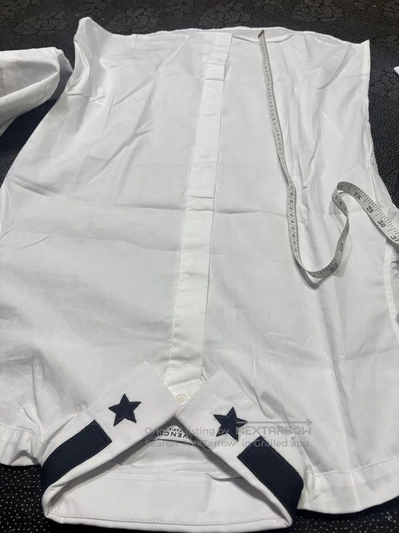 Givenchy Givenchy size 41 White Star Hidden Front Placket Long Slee Size US M / EU 48-50 / 2 - 3 Thumbnail