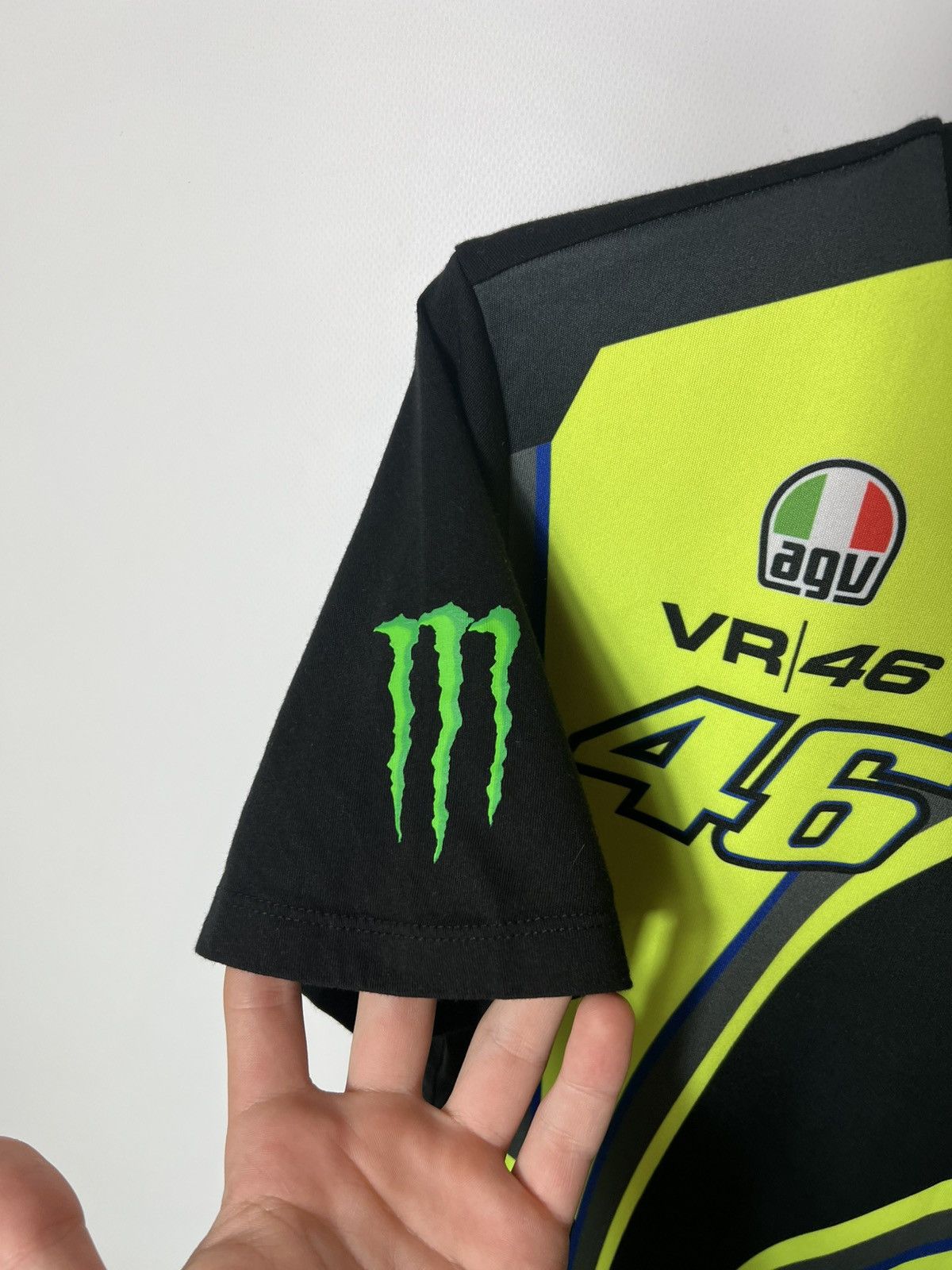 Yamaha MOTO GP YAMAHA MONSTER ENEGRY RACING VALENTINO ROSSI #46 TEE Size US S / EU 44-46 / 1 - 6 Thumbnail