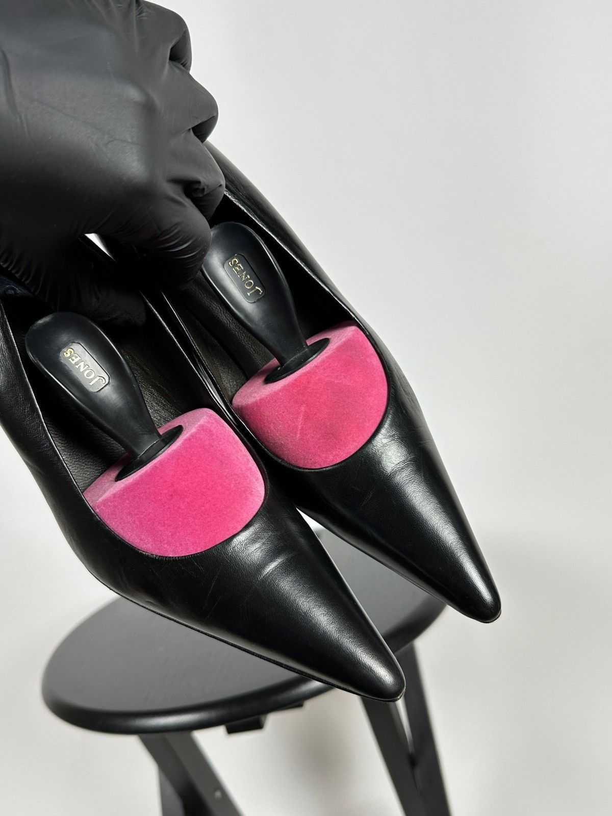 Gucci Vintage Gucci Tom Ford Era Black Leather Heels Size US 6 / IT 36 - 11 Thumbnail