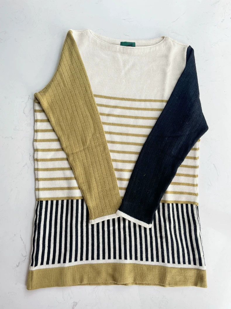 Jean Paul Gaultier Jean Paul Gaultier Mid-length striped sweater 2504-Nextarro Size S / US 4 / IT 40 - 3 Thumbnail