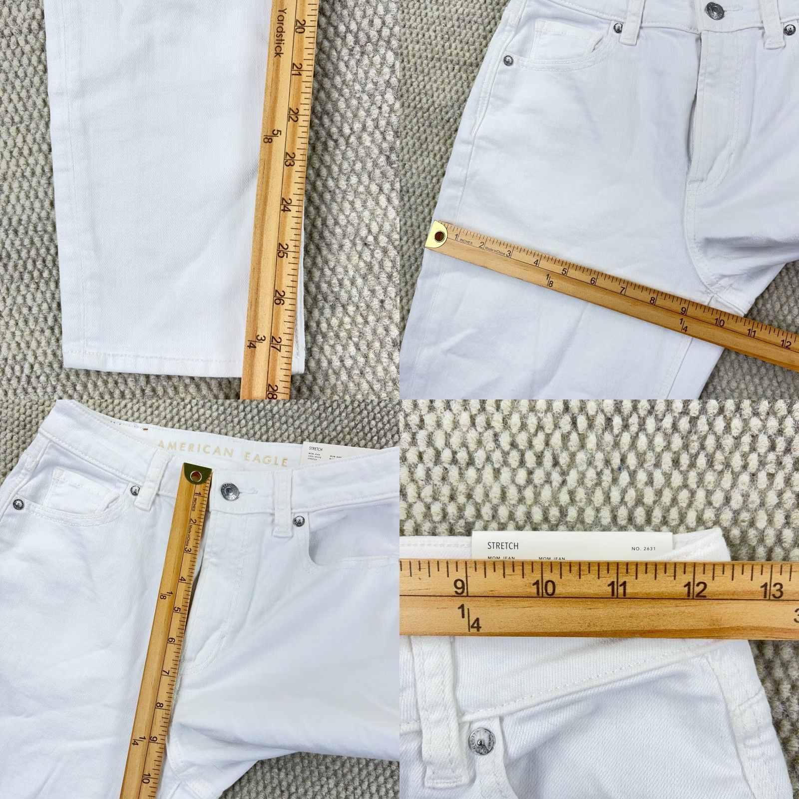 American Eagle Outfitters American Eagle Outfitters Mom Jeans Women 0 Cool White High Rise Denim Baggy Loose 25x27 Size 0 Color White 80s 90s Grunge Retro Mom Womens Jeans Size 25" / US 0 / IT 36 - 8 Thumbnail