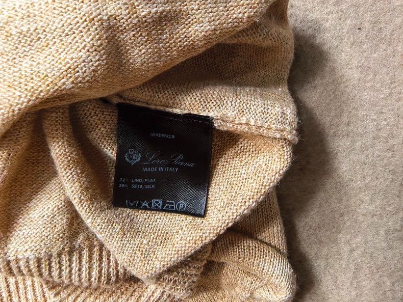 Loro Piana LORO PIANA Cotton and linen knitted shirt Size US XXL / EU 58 / 5 - 7 Thumbnail