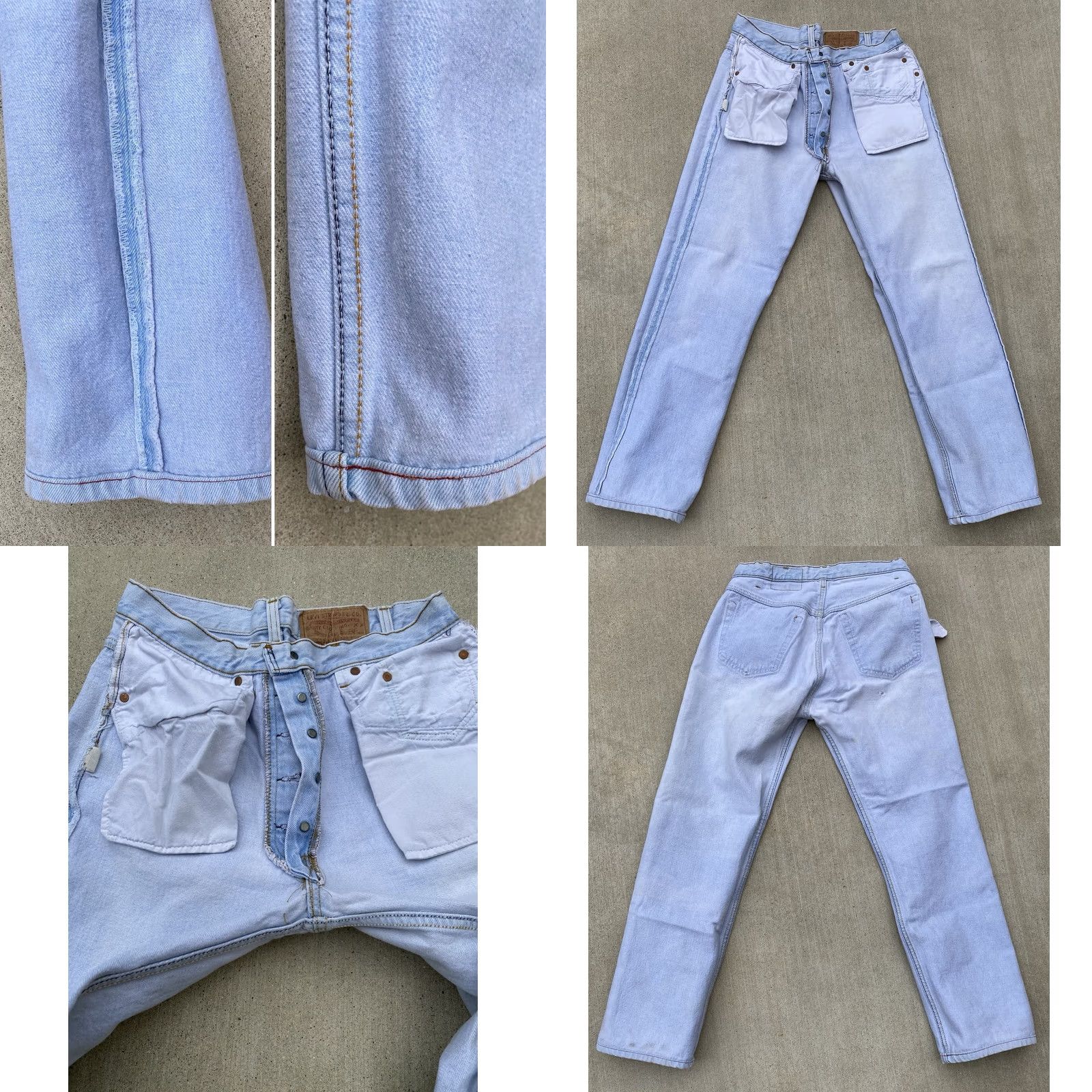 Levi's VINTAGE Levi's 501 Jeans Distressed Levis 501 Denim Jeans Regular Men 31 Blue Waist 31 Inseam 30.25 Inseam 30.25 Vintage See Pics Mens Size US 31 - 10 Thumbnail