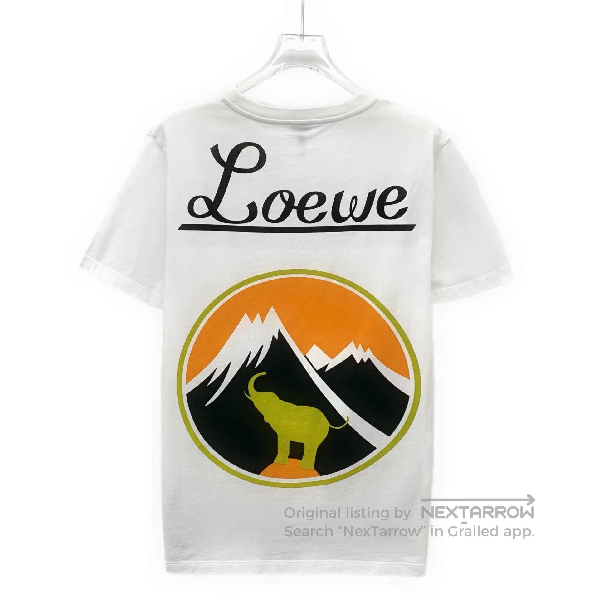 Loewe Loewe White Logo Snow Mountain Print T-shirt. Size US L / EU 52-54 / 3 - 2 Thumbnail