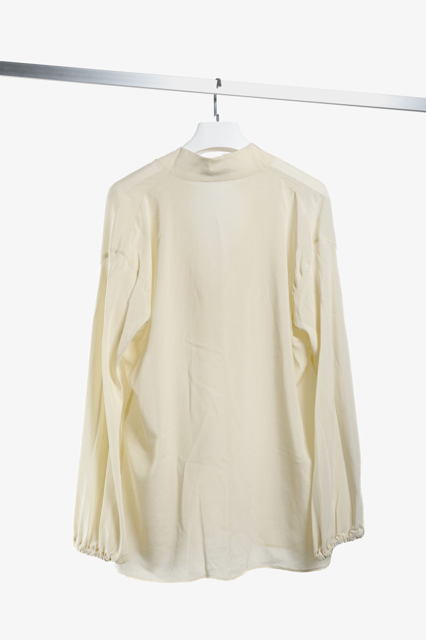 Etro Etro Cream Silk Cowl Neck Tunic Size M / US 6-8 / IT 42-44 - 2 Thumbnail