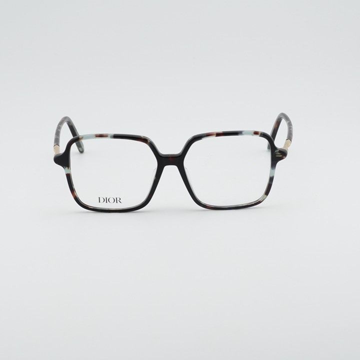 Dior DIOR MINI CD O S2F 2800 Eyeglasses Havana 53mm Square Frame Size ONE SIZE - 5 Thumbnail