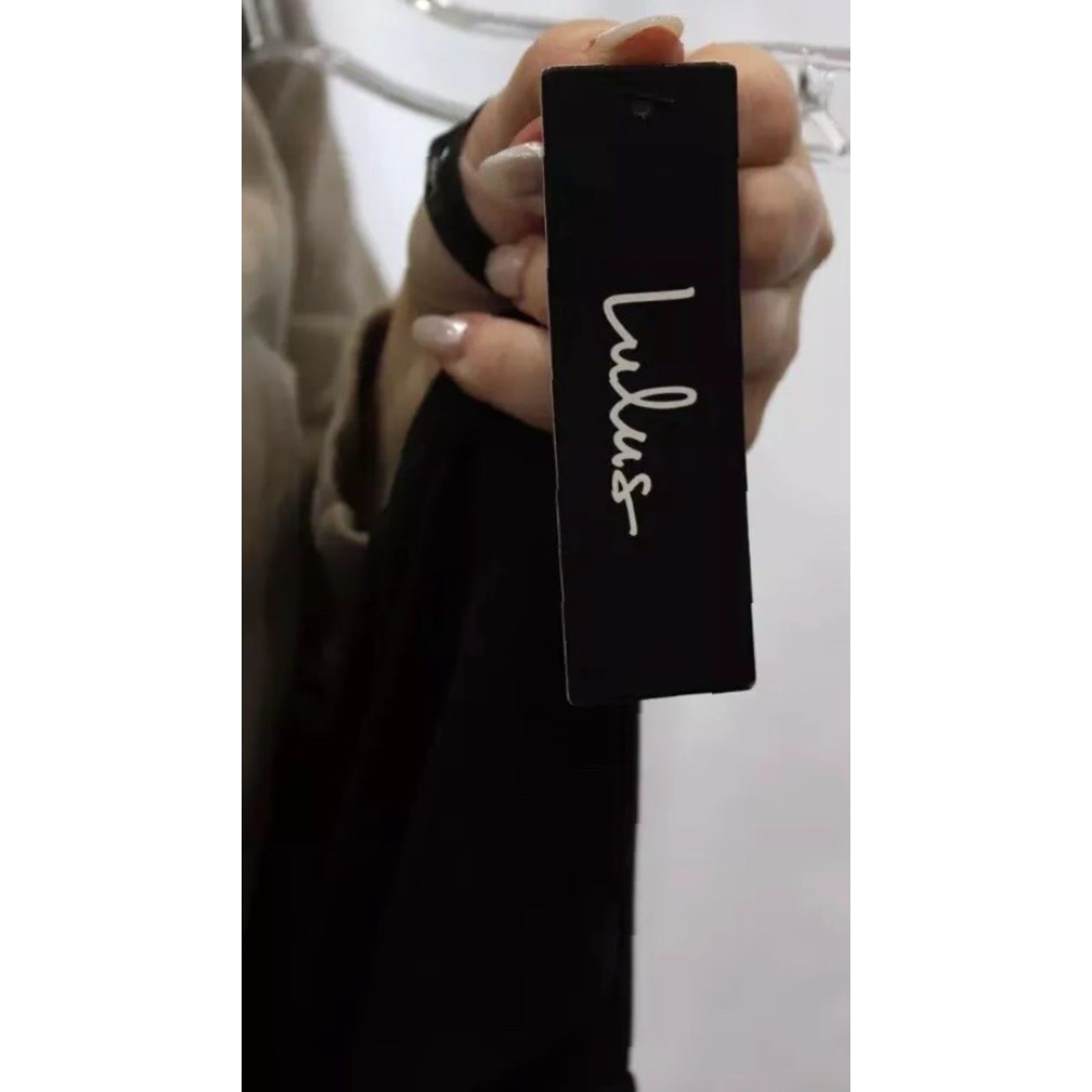 Lulus Lulus Dress Black Ponte Maxi Tie Front Slit Drape Size M Women Size M / US 6-8 / IT 42-44 - 3 Thumbnail