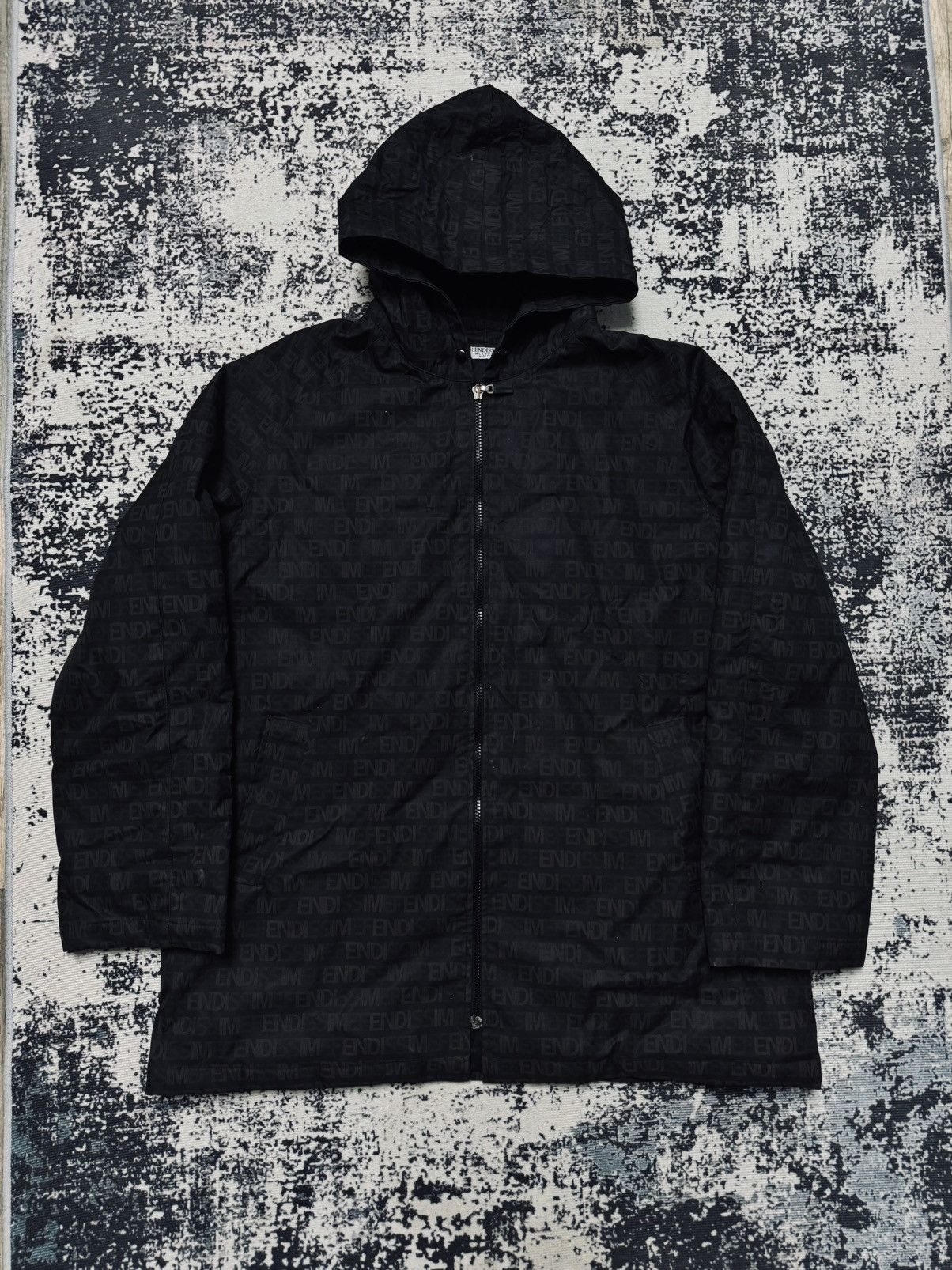 Fendi Fendi Monogram Rain coat black M vintage Size US M / EU 48-50 / 2 - 1 Thumbnail