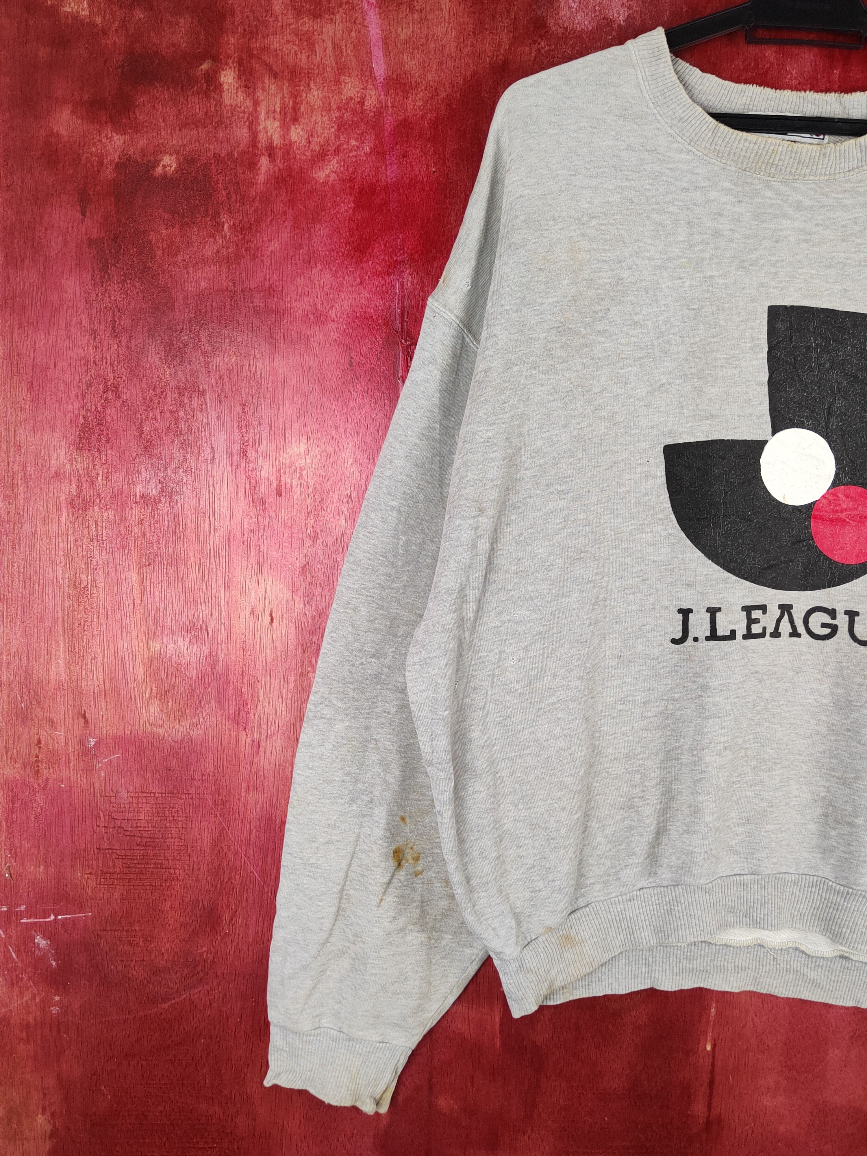 Japanese Brand J.League official vintage distress ripped Sweatshirt #S1358 Size US XL / EU 56 / 4 - 3 Thumbnail