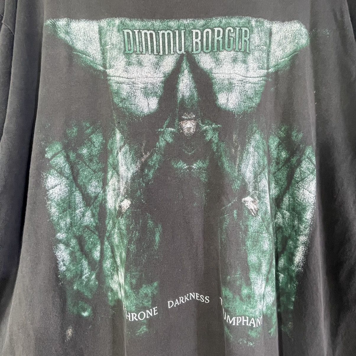Band Tees × Vintage Vintage Dimmu Borgir Fades Distressed Paper Thin Tee Xlarge Size US XL / EU 56 / 4 - 5 Thumbnail