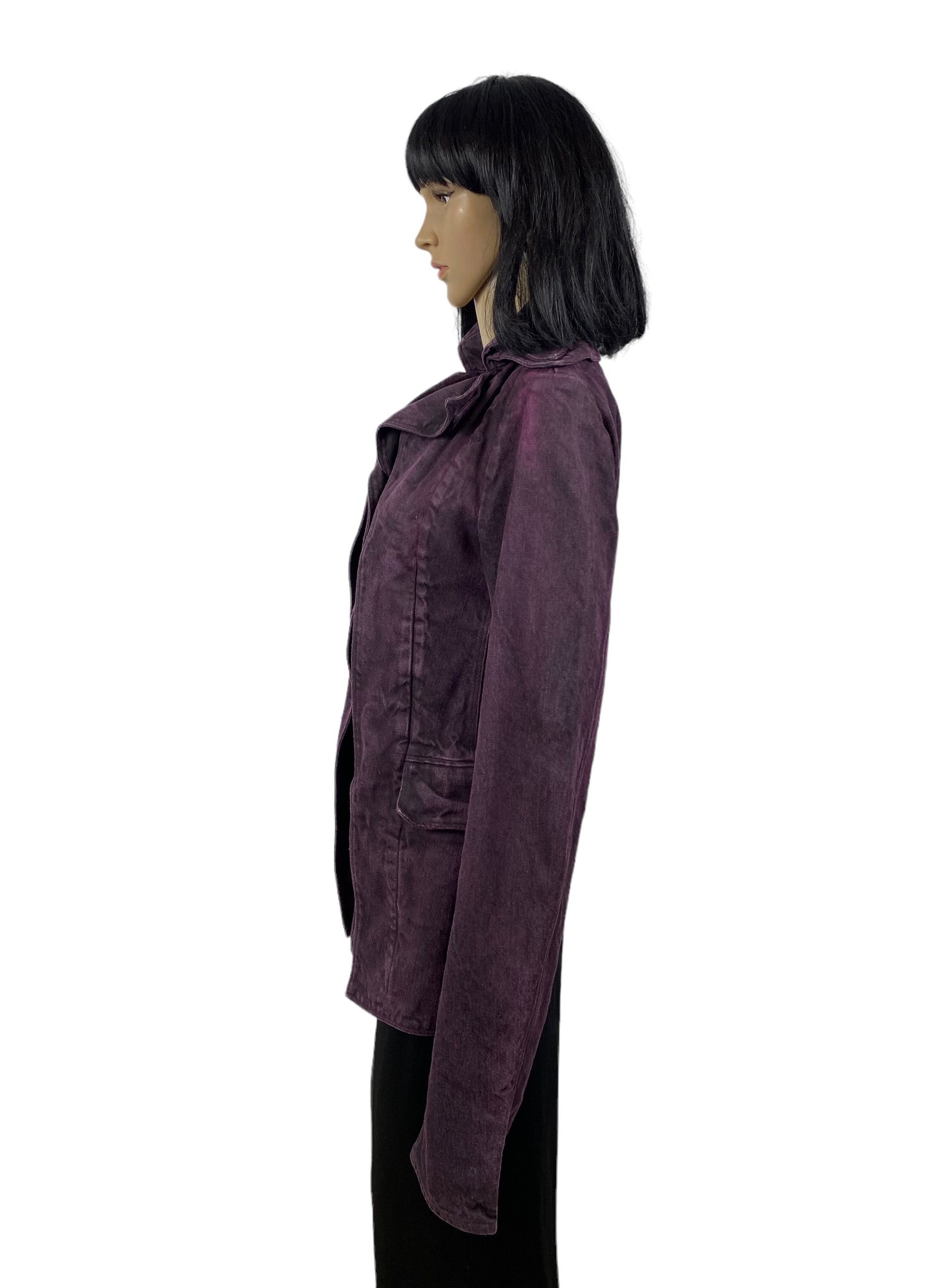 Rundholz rundholz women's waxed jacket garment dyed size XS Size XS / US 0-2 / IT 36-38 - 4 Thumbnail