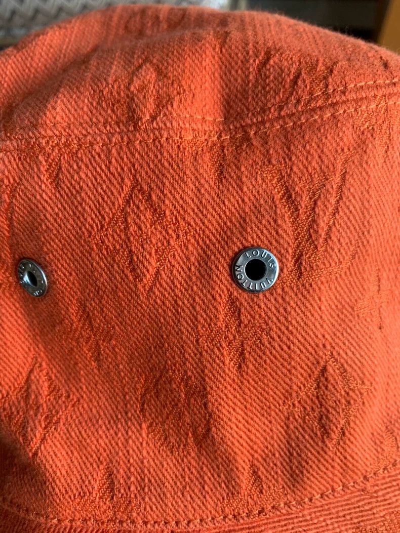 Louis Vuitton Louis Vuitton Reversible Orange Fisherman Hat 2505-Nextarro Size ONE SIZE - 3 Thumbnail