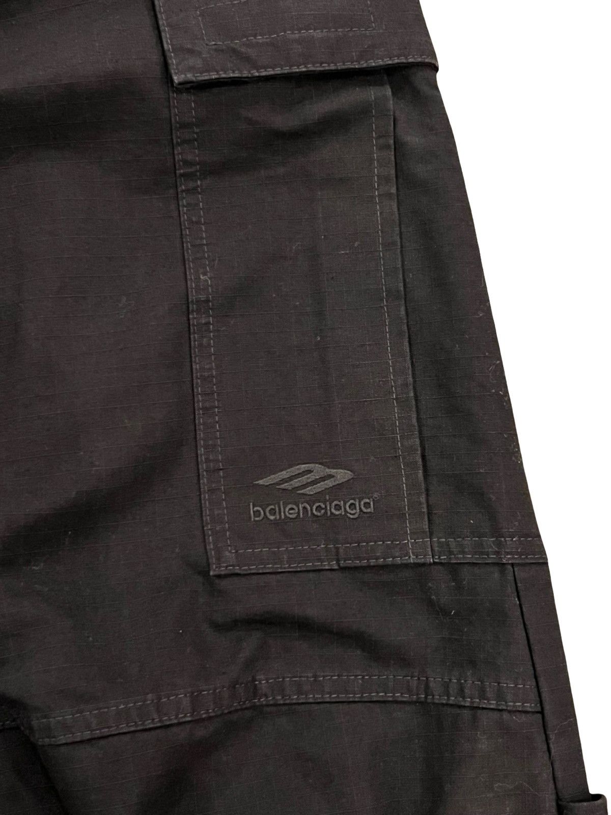 Balenciaga Parachute Cargo Pants Drawstring Bottoms Size US 30 / EU 46 - 4 Thumbnail
