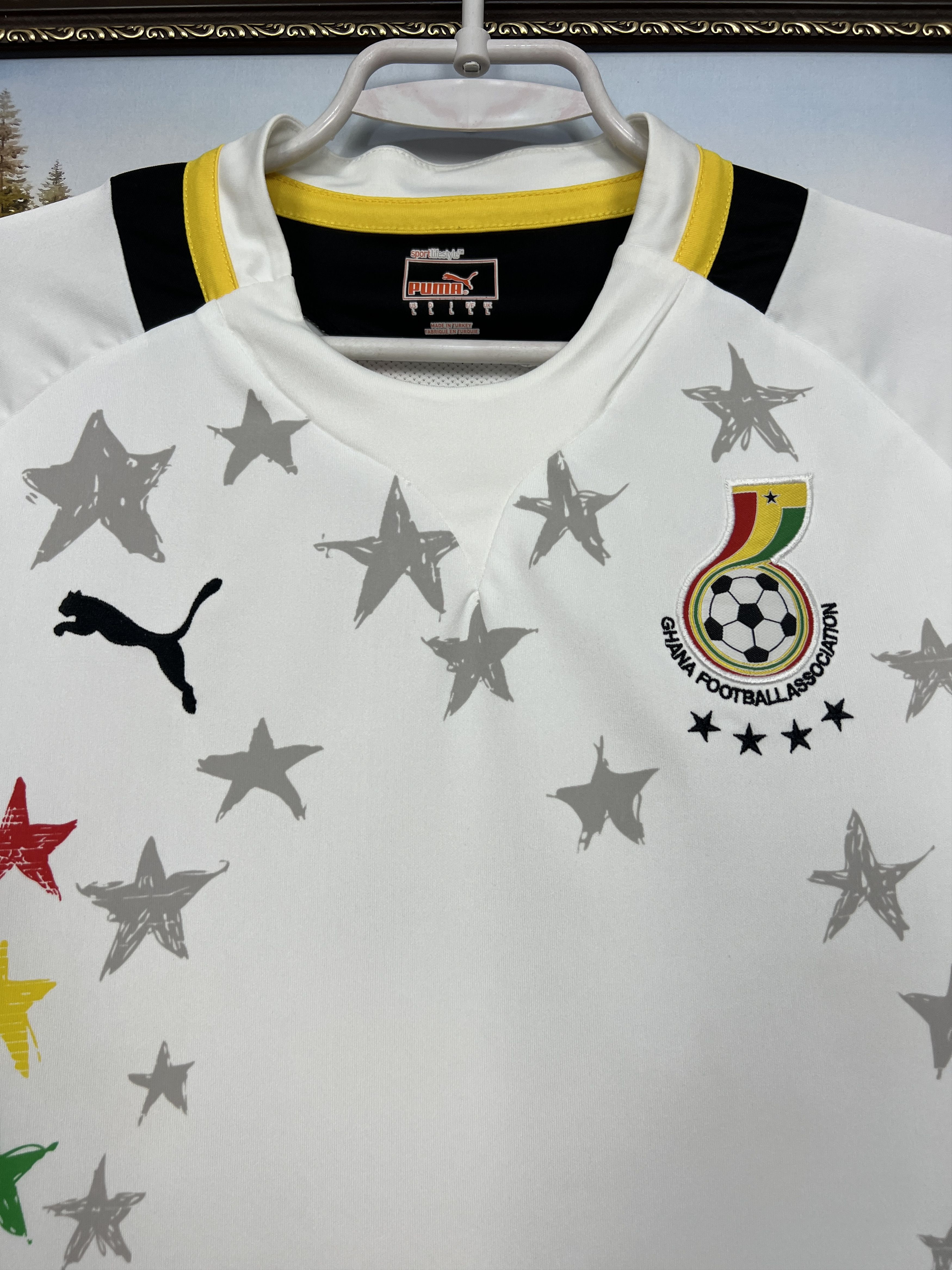 Puma Ghana Home football shirt 2012 Soccer Puma Jersey National Size US L / EU 52-54 / 3 - 3 Thumbnail