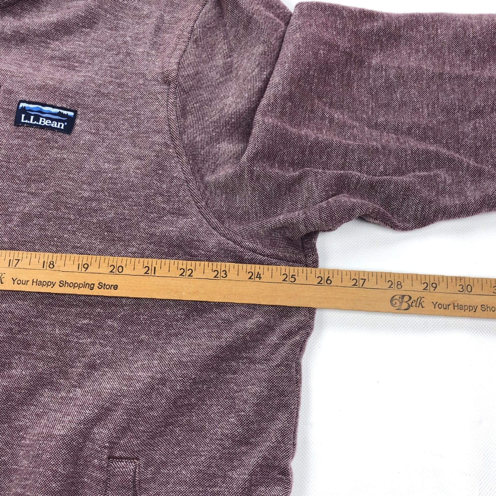 Vintage L.L.Bean Mens XL Regular Full Zip Fleece Jacket Burgundy Heather Size US XL / EU 56 / 4 - 6 Thumbnail