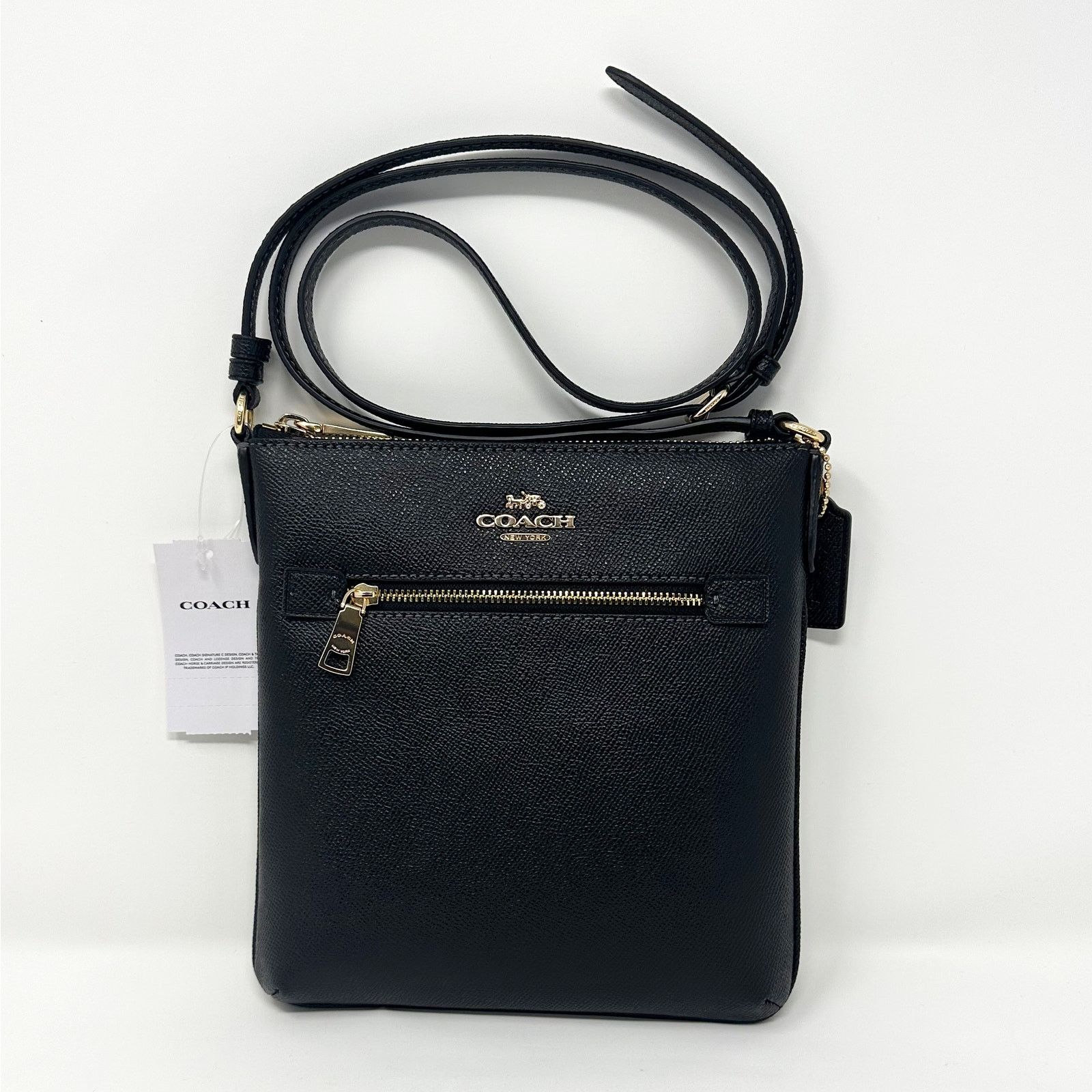 image of Coach Mini Rowan File Bag Crossbody Purse In Black Ce871, Women's
