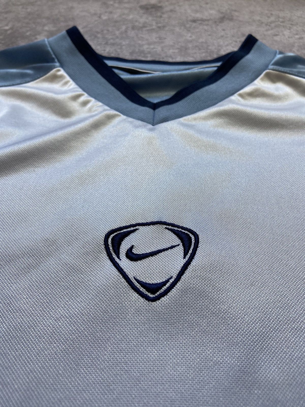 Nike Blokecore Vintage Nike Tn like Center logo swoosh Jersey Tee Size US XL / EU 56 / 4 - 2 Thumbnail