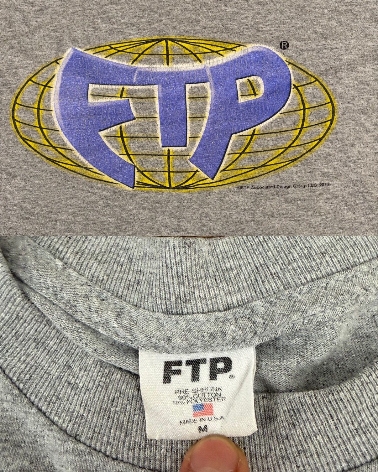 Other Grey FTP Tshirt Size US M / EU 48-50 / 2 - 3 Thumbnail