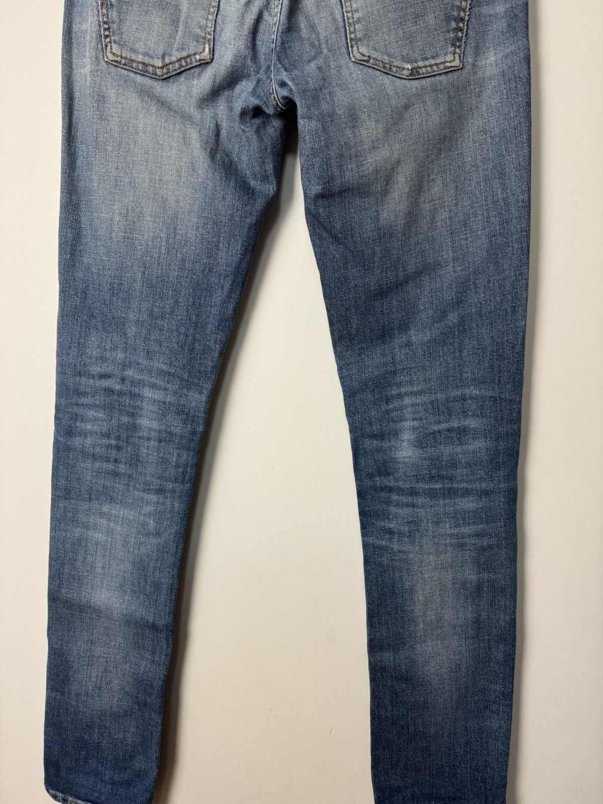 Nudie Jeans Nudie Jeans Long Inseam Slim Distressed Jeans Made in Italy Size US 30 / EU 46 - 9 Thumbnail