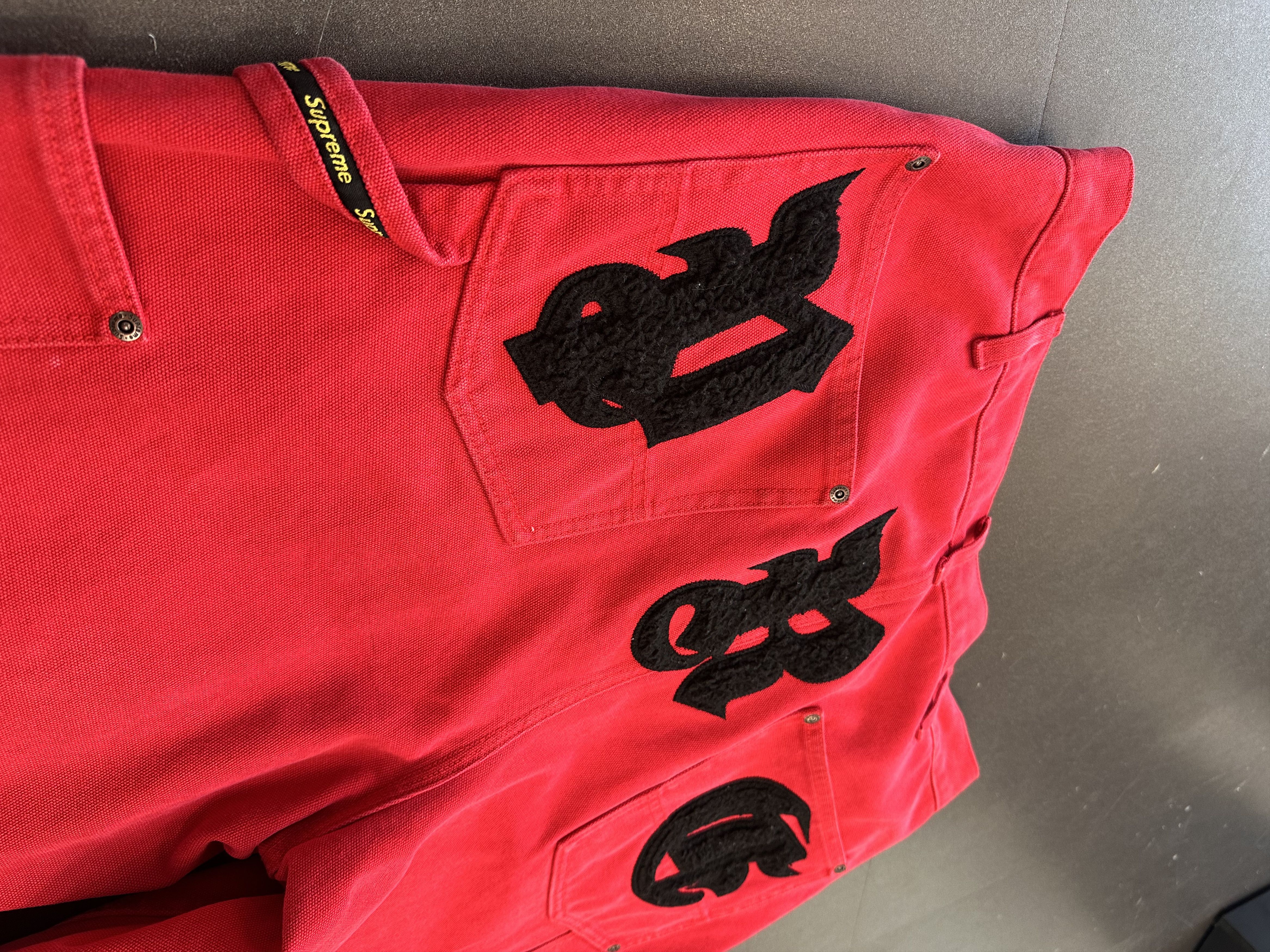 Supreme Old English Canvas Double Knee パンツ Supreme Old English