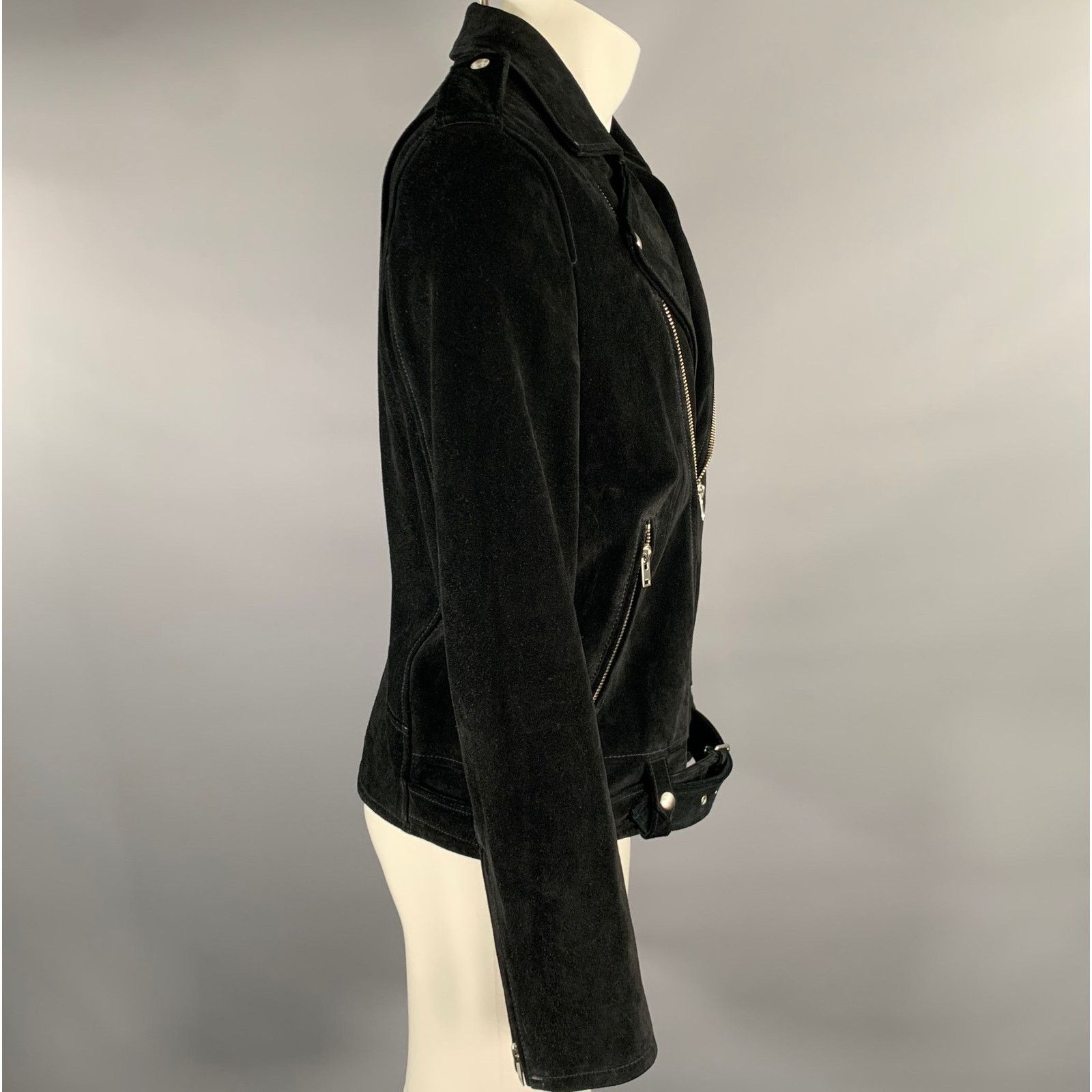 Iro IRO Size M Black Leather Motorcycle Jacket Size US M / EU 48-50 / 2 - 3 Thumbnail
