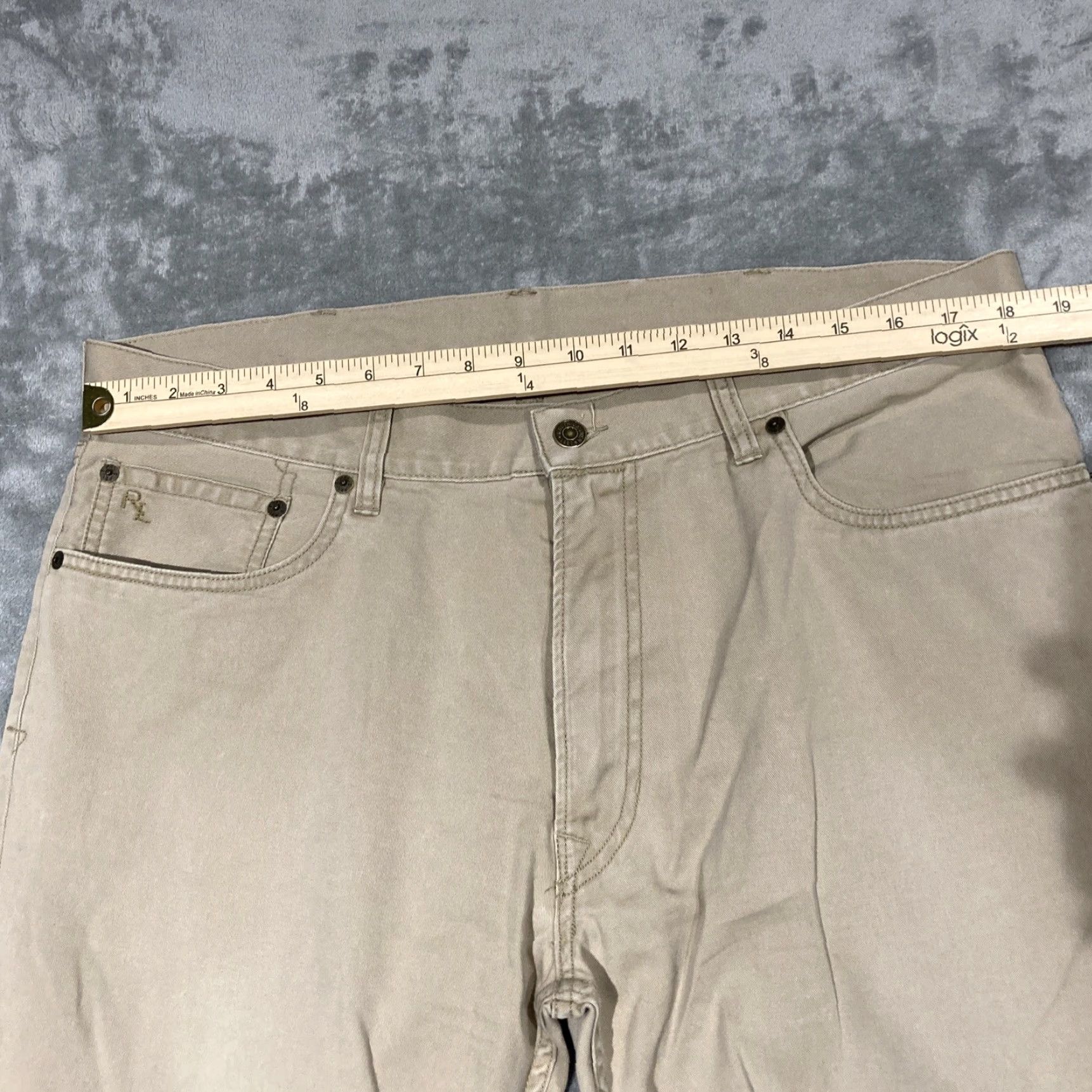Polo Ralph Lauren VINTAGE Polo Ralph Lauren 650 Straight Pants 36x30 Mens 90s Khaki 100% Cotton Size US M / EU 48-50 / 2 - 2 Thumbnail