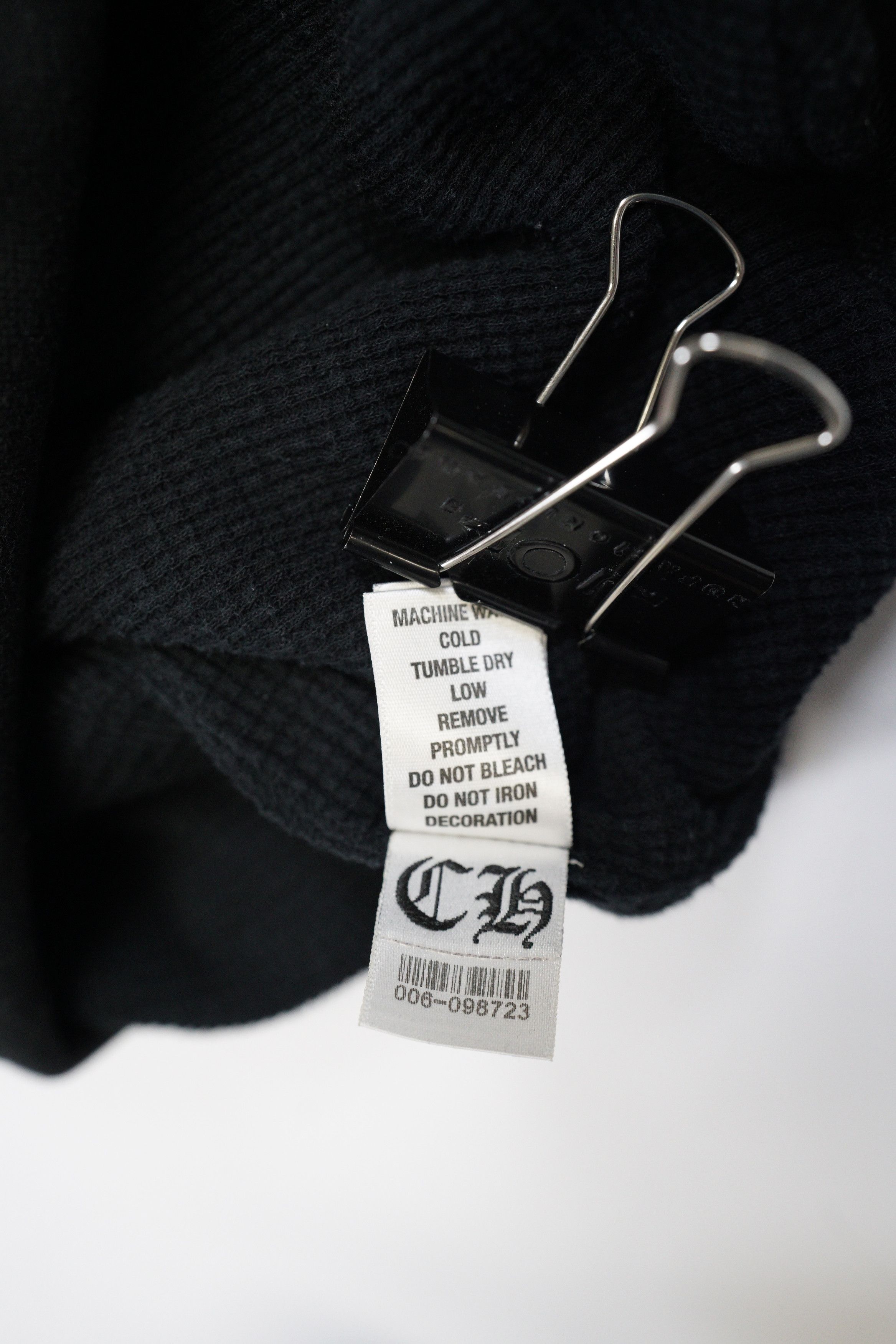 Chrome Hearts Chrome Hearts Vintage Srcoll Logo Waffle Cross Zip-Up Hoodie Size US S / EU 44-46 / 1 - 15 Thumbnail