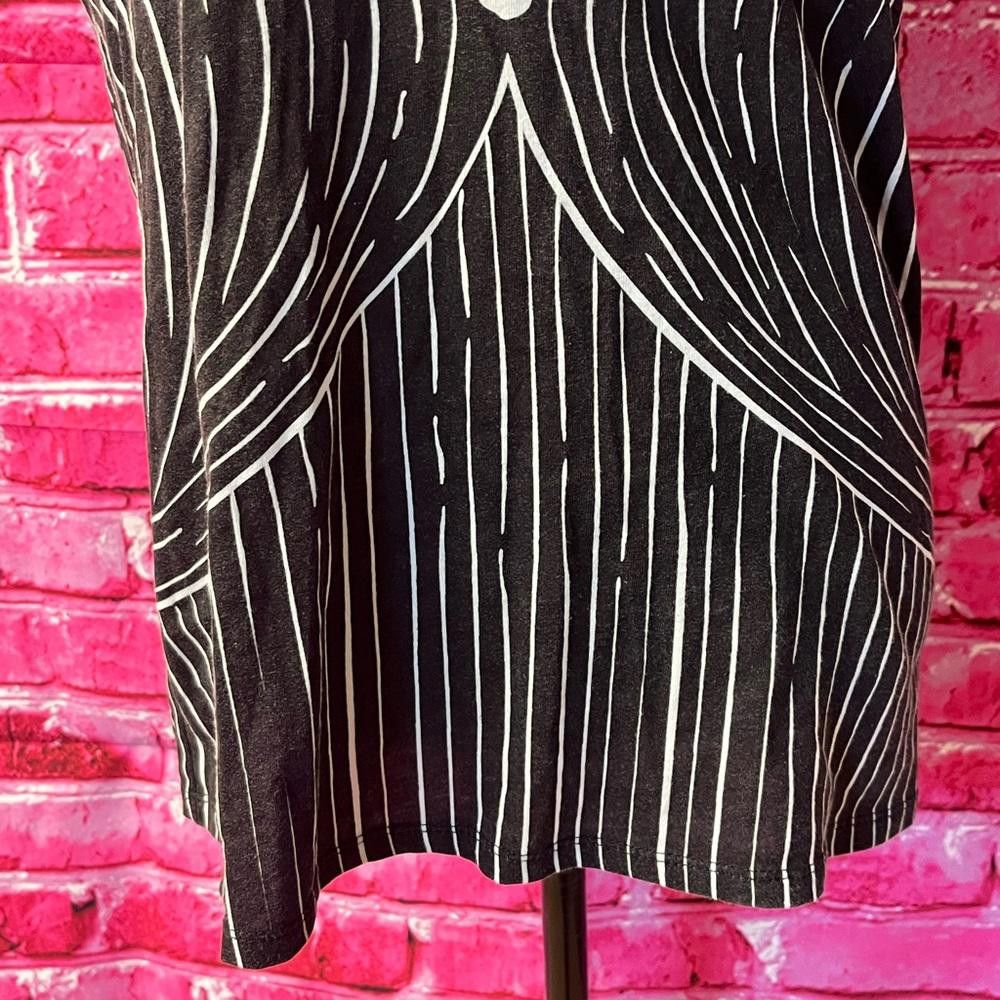 Disney Nightmare Before Christmas Tim Burton Black Stripe Hoodie Size L / US 10 / IT 46 - 3 Thumbnail