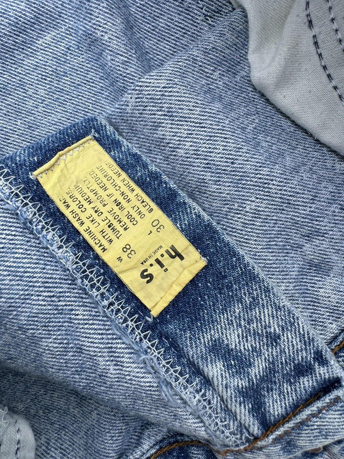 Band Tees × Vintage 80’s Vintage Acid Wash Denim Jeans Size US 36 / EU 52 - 8 Thumbnail
