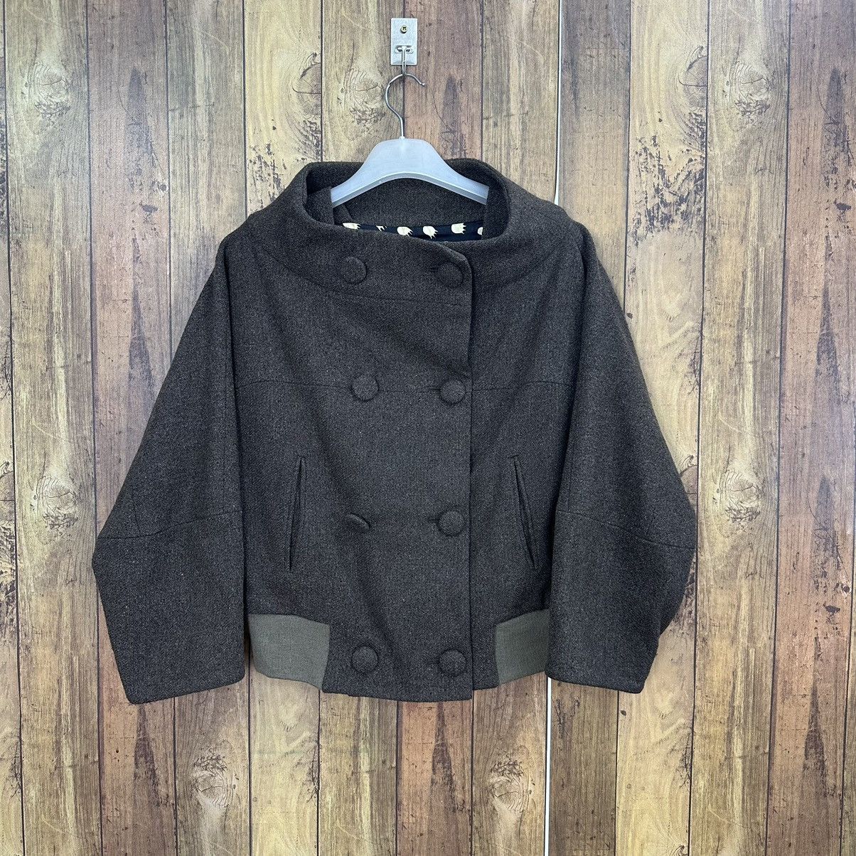 Issey Miyake Issey Miyake Tsumori Chisato Baggy Crop Wool Jacket Z109 Size M / US 6-8 / IT 42-44 - 1 Thumbnail