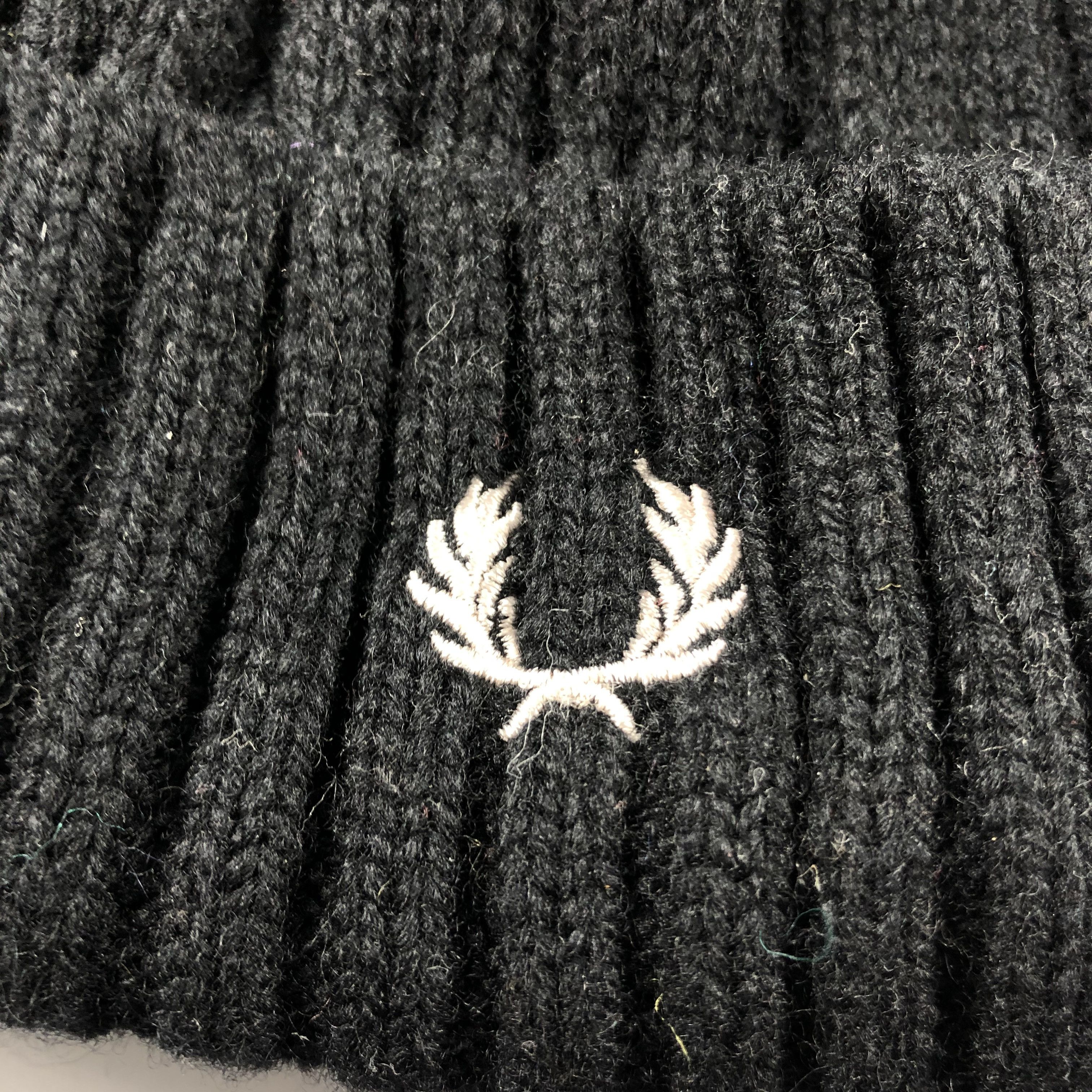 Fred Perry × Vintage Fred Perry Ribbed Wool Beanie Snow Hat Snow Cap -D209 Size ONE SIZE - 5 Thumbnail