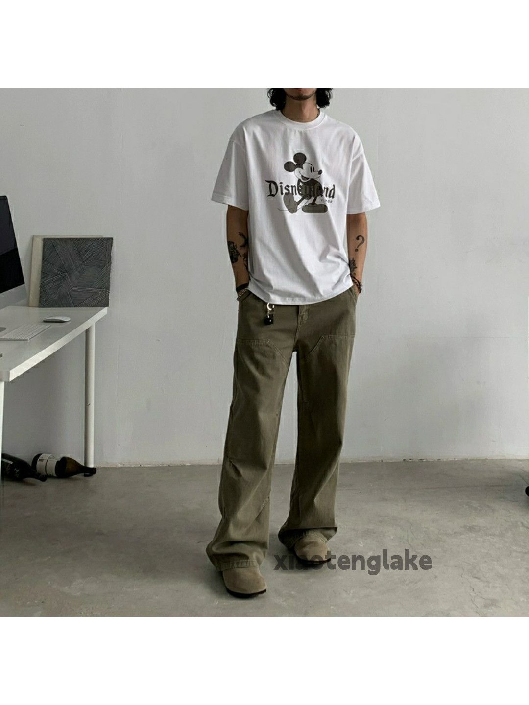 Designer × Japanese Brand × Vintage washed faded cleanfit carpenter workwear cargo pants Size US 32 / EU 48 - 2 Thumbnail