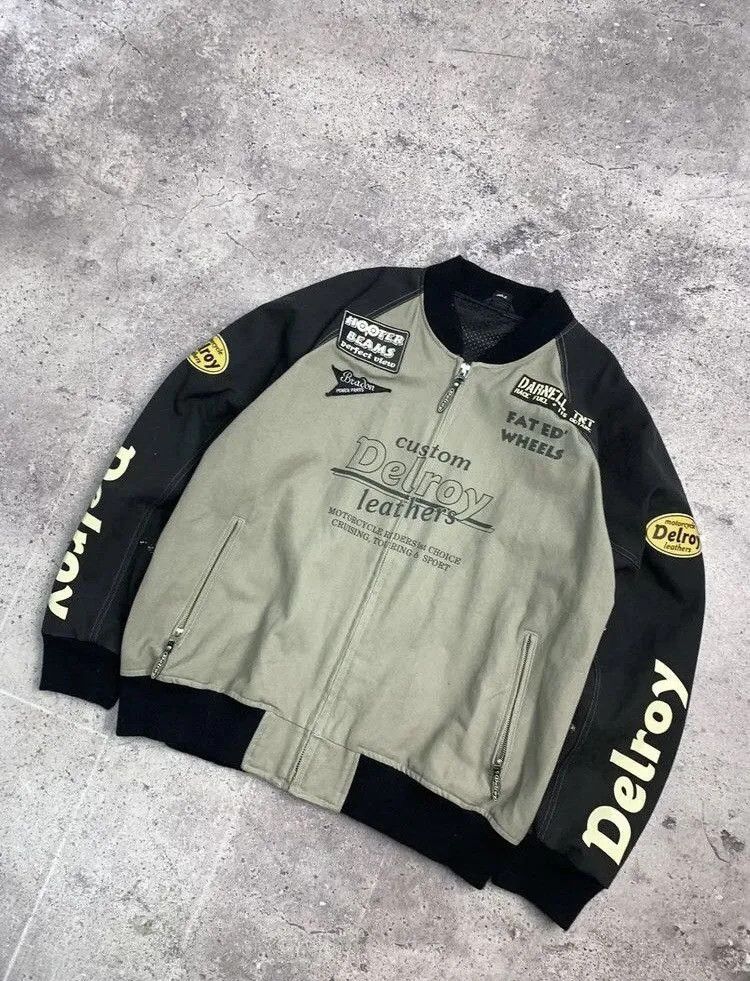 Japanese Brand Vintage Delroy Racing Team Moro Jacket Y2K Streetwear Size US XL / EU 56 / 4 - 5 Thumbnail