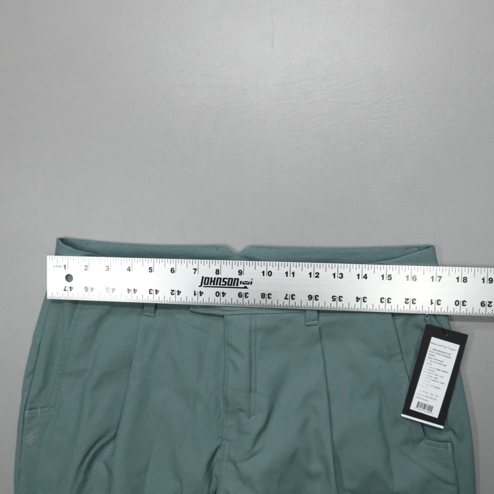 Rhone Rhone Golf Tour Trouser Pants Tidal Green Size 33x32 Classic Fit Performance Size US 34 / EU 50 - 6 Thumbnail