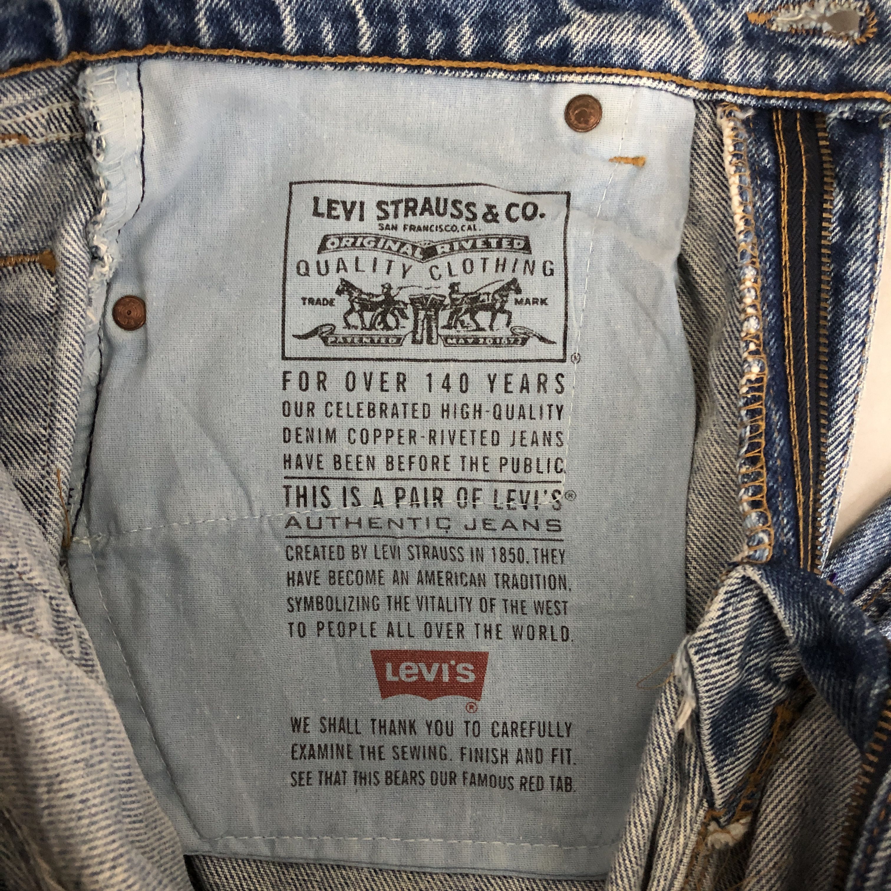 Levi's Vintage Levis Stonewash Faded Jeans Levi's 561 Tapered Denim Size 28" / US 6 / IT 42 - 8 Thumbnail